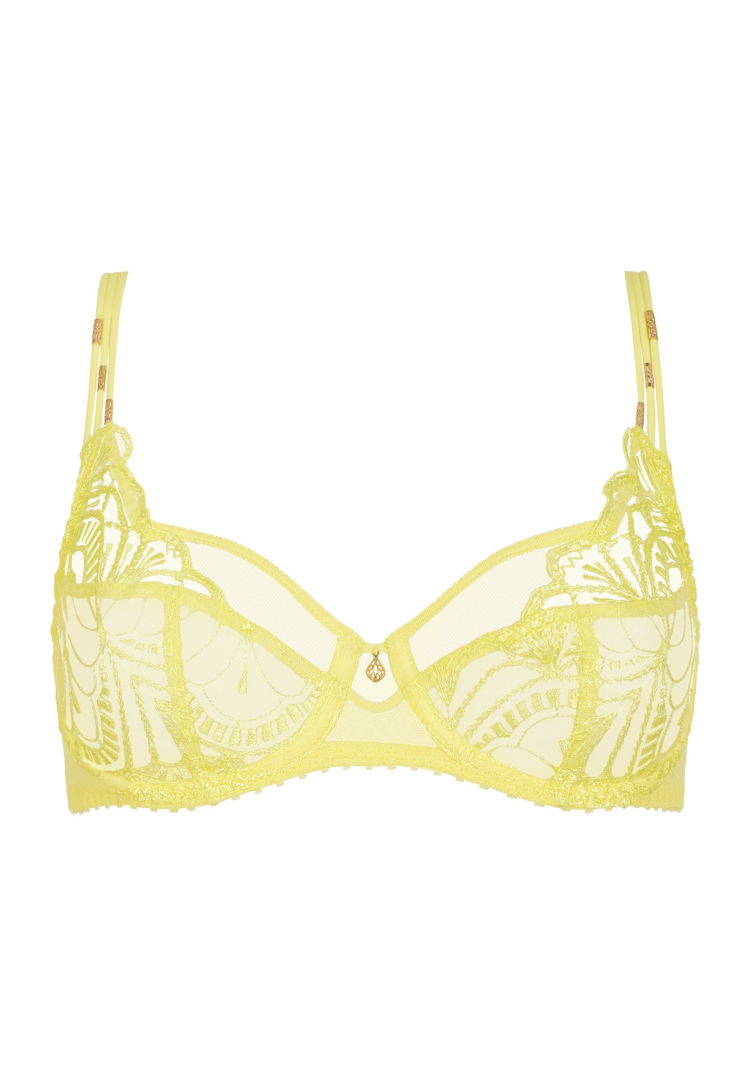 Balconette bra AUBADE Yellow