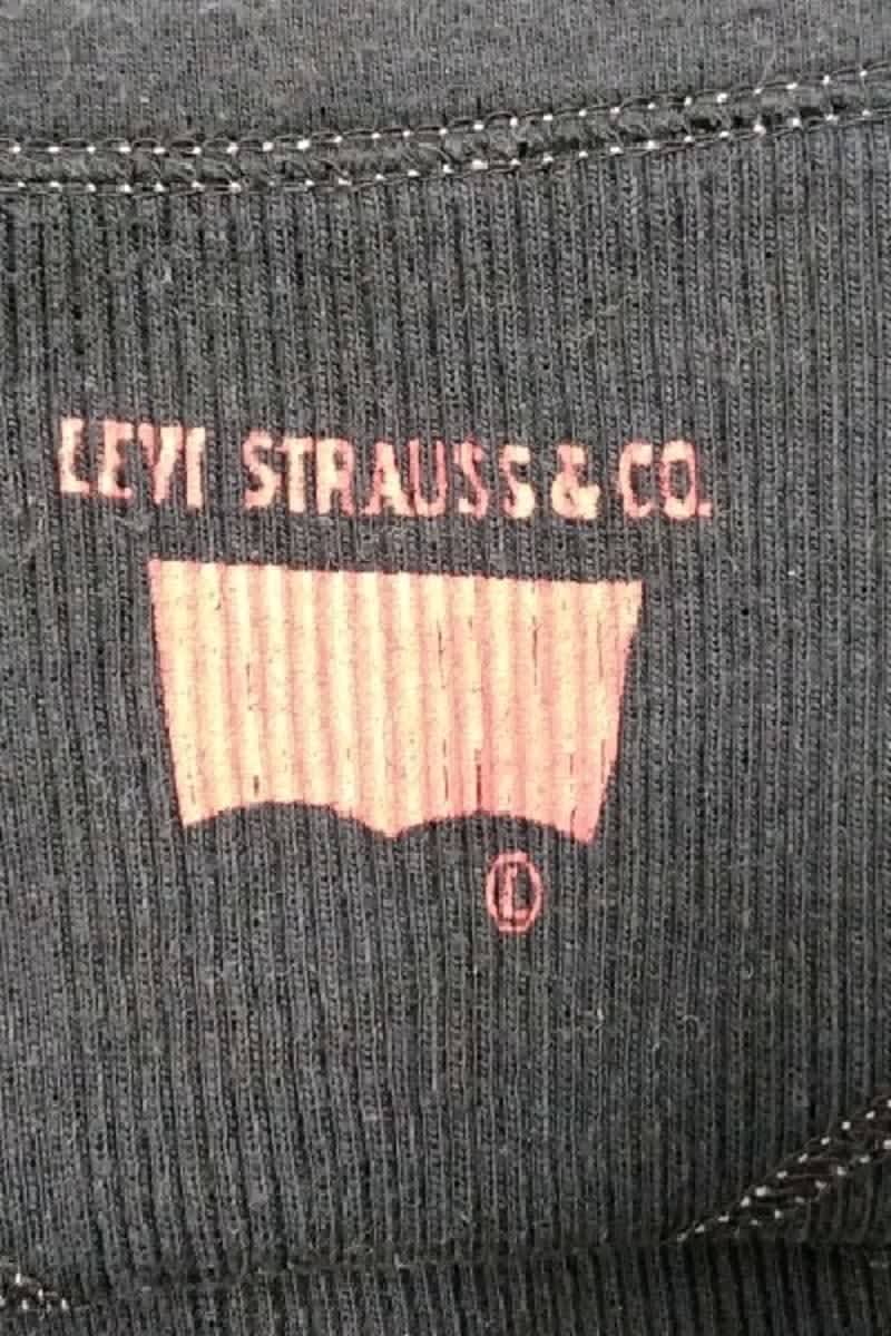 Top sans manche LEVI'S - Seconde main Noir