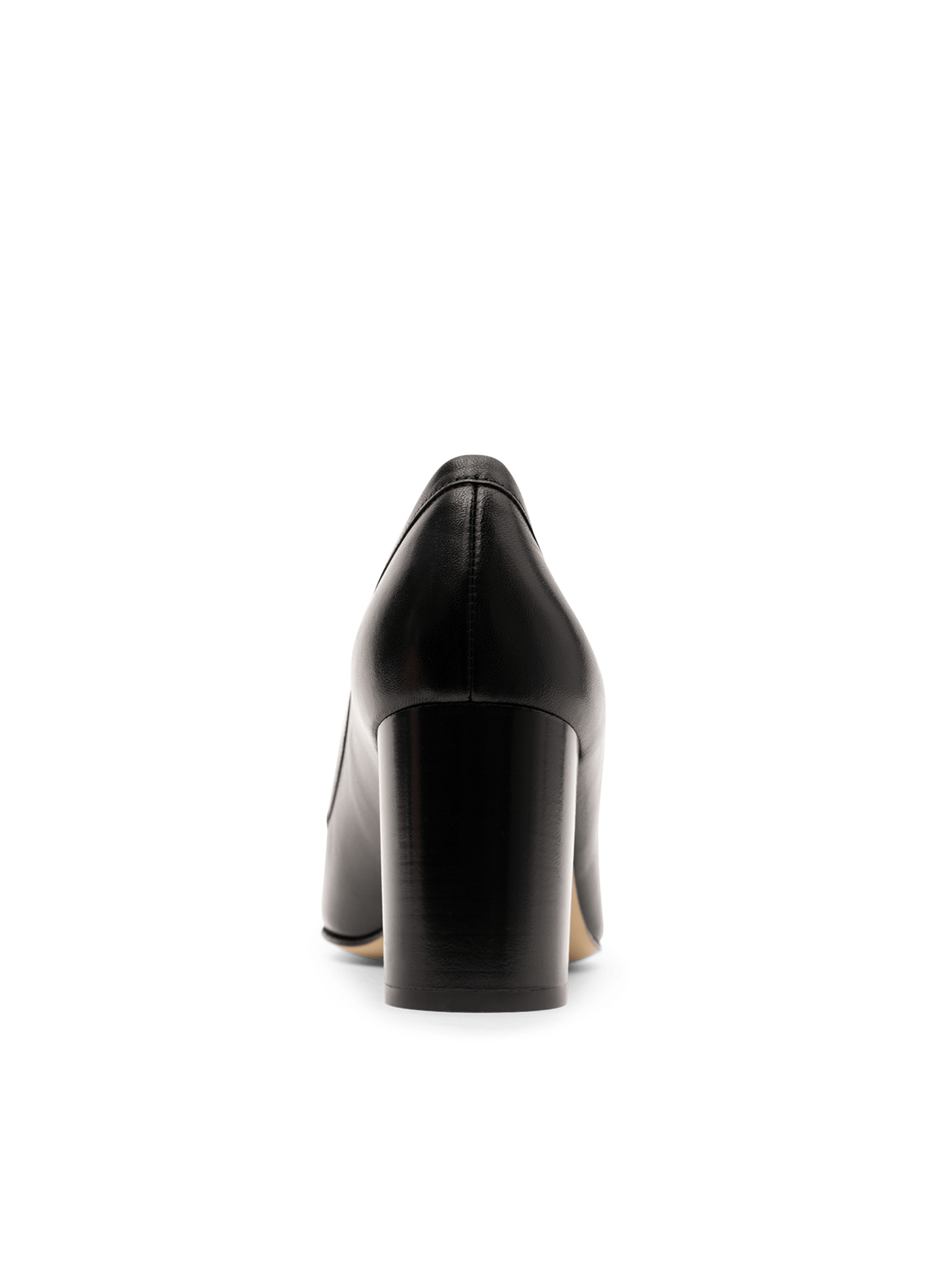 Black soft nappa leather pumps PARALLELE PARIS Black