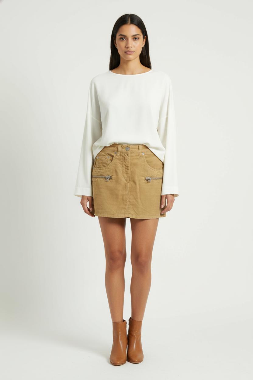 Short & midi skirt ISABEL MARANT ÉTOILE - SECONDE MAIN Beige