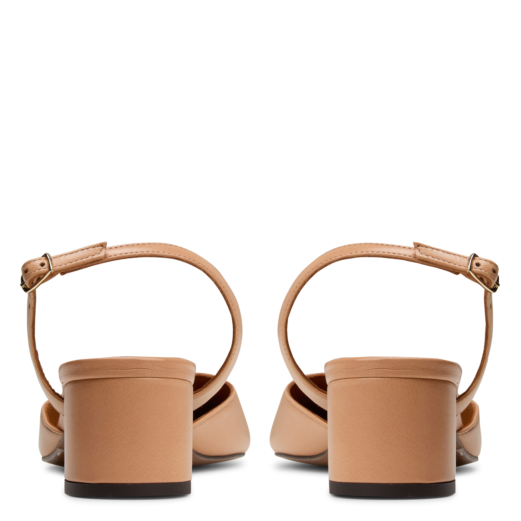 Riemchenschuhe aus Leder RIVECOUR Braun