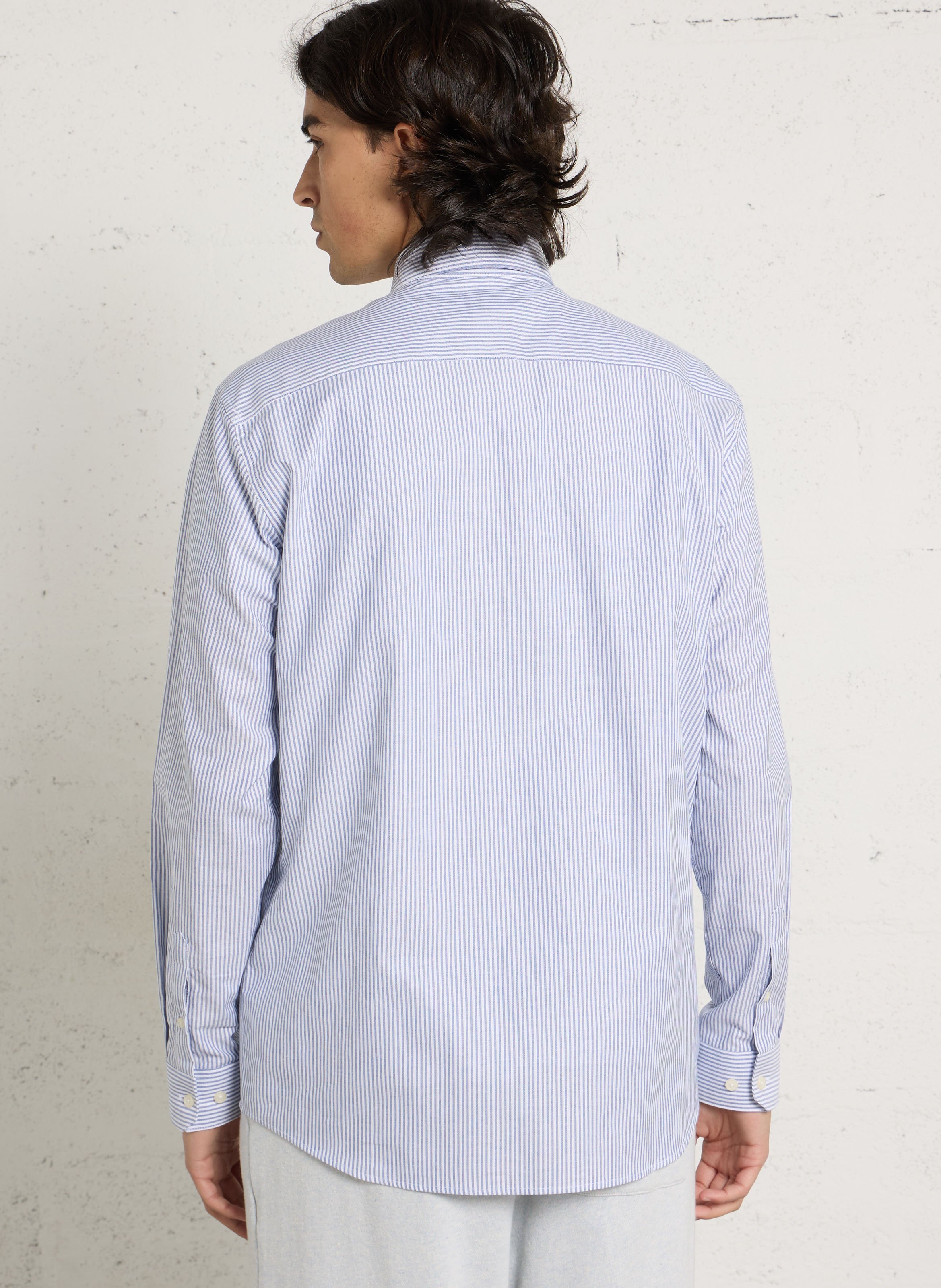 Baumwollhemd mit Print  AU PRINTEMPS PARIS Blau