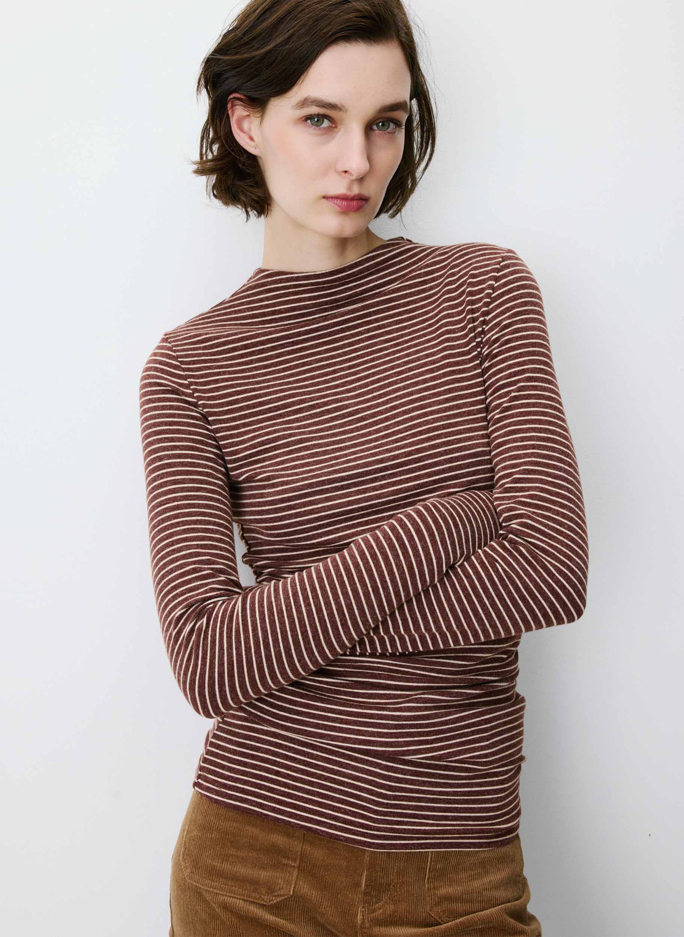 T-shirt manches longues moulant GRACE ET MILA