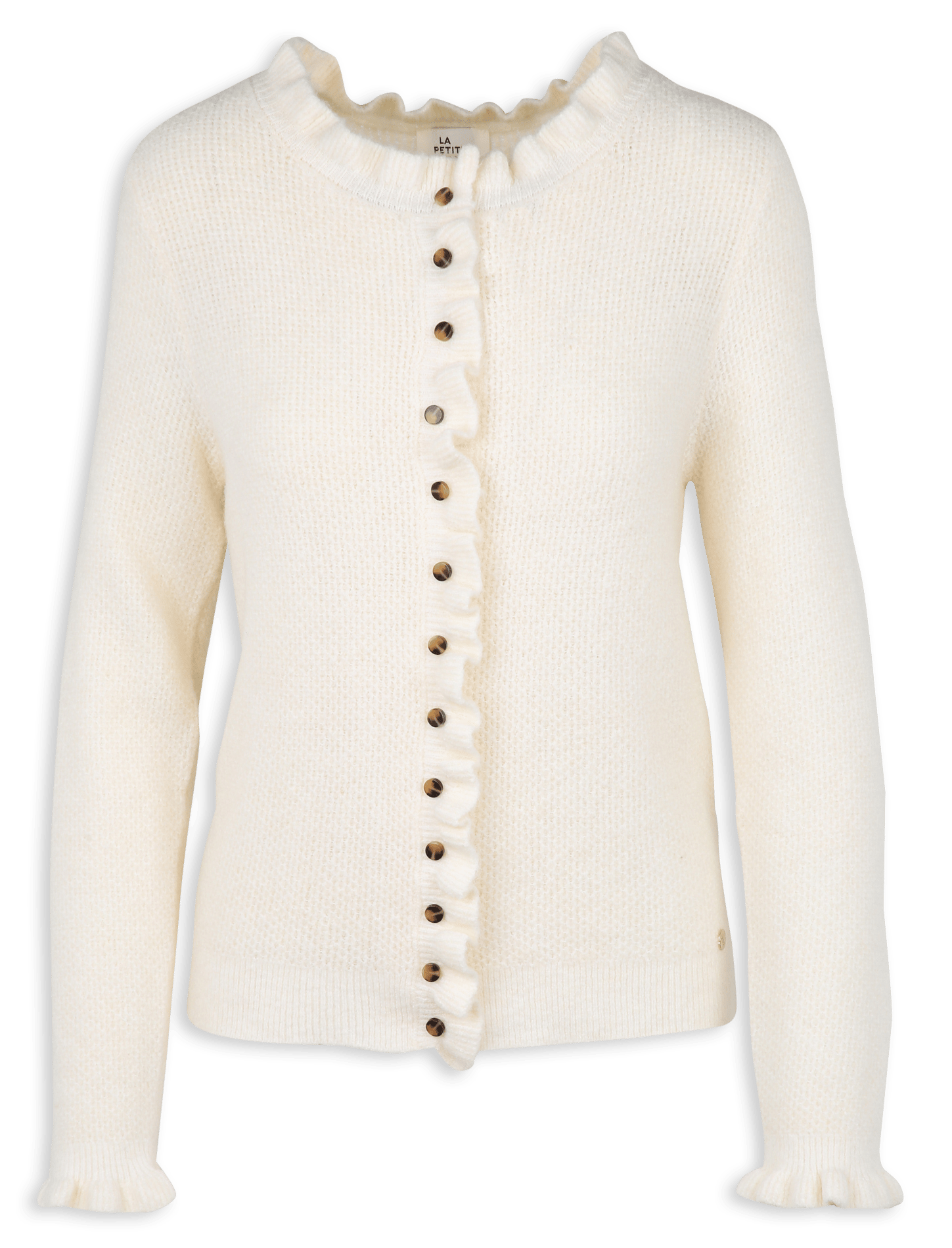 Gilet droit col rond volanté LA PETITE ETOILE