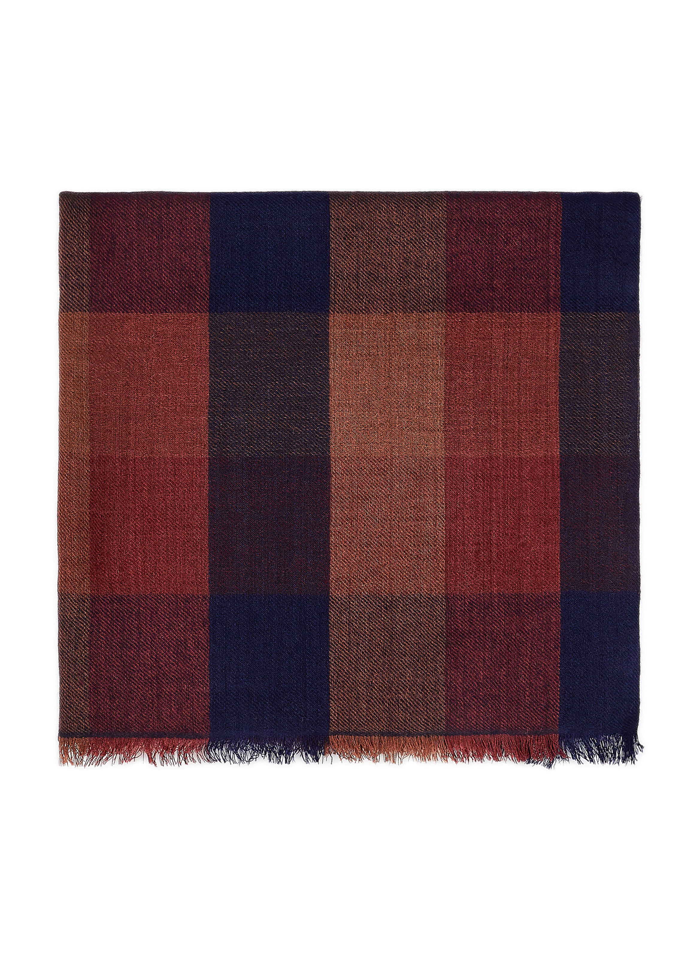 Checked wool scarf SAISON 1865 Multicolored