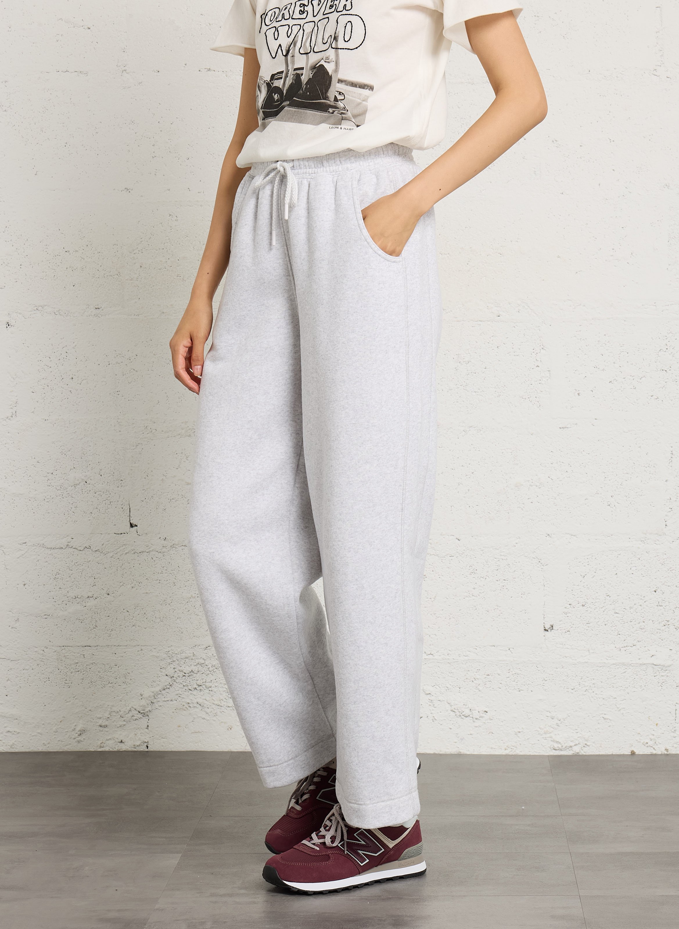 Straight-leg track pants AMERICAN VINTAGE Grey