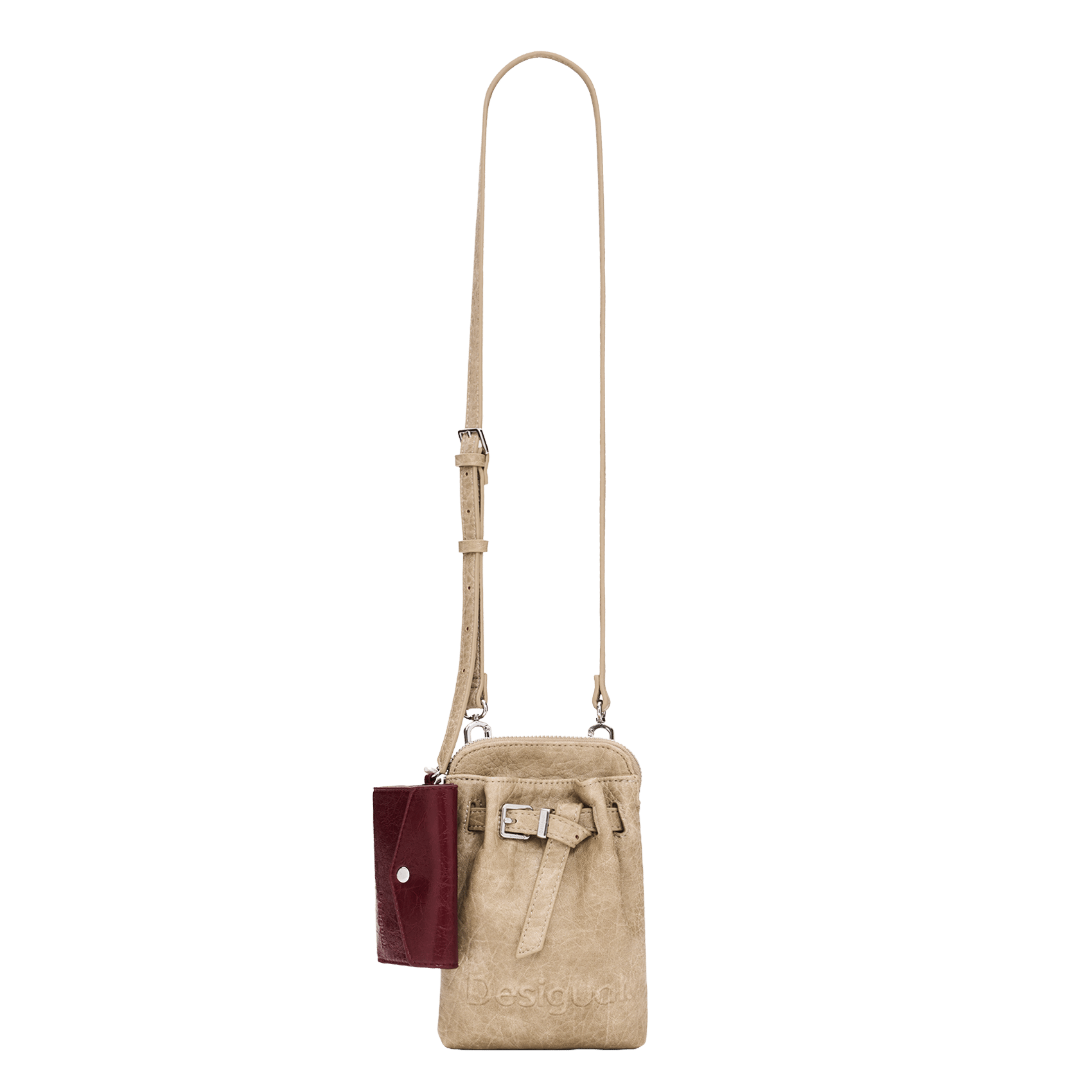 Sac bandoulière porte-téléphone DESIGUAL Blanc