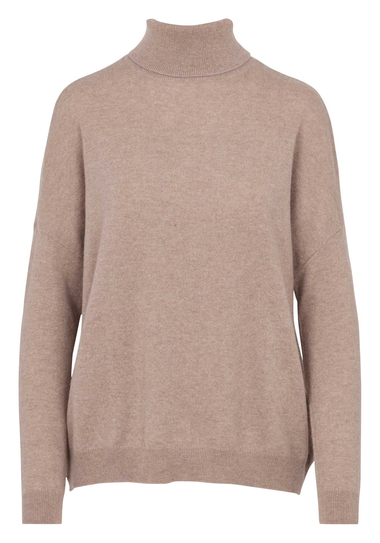 Loose-fit cashmere turtleneck sweater SUD EXPRESS Beige