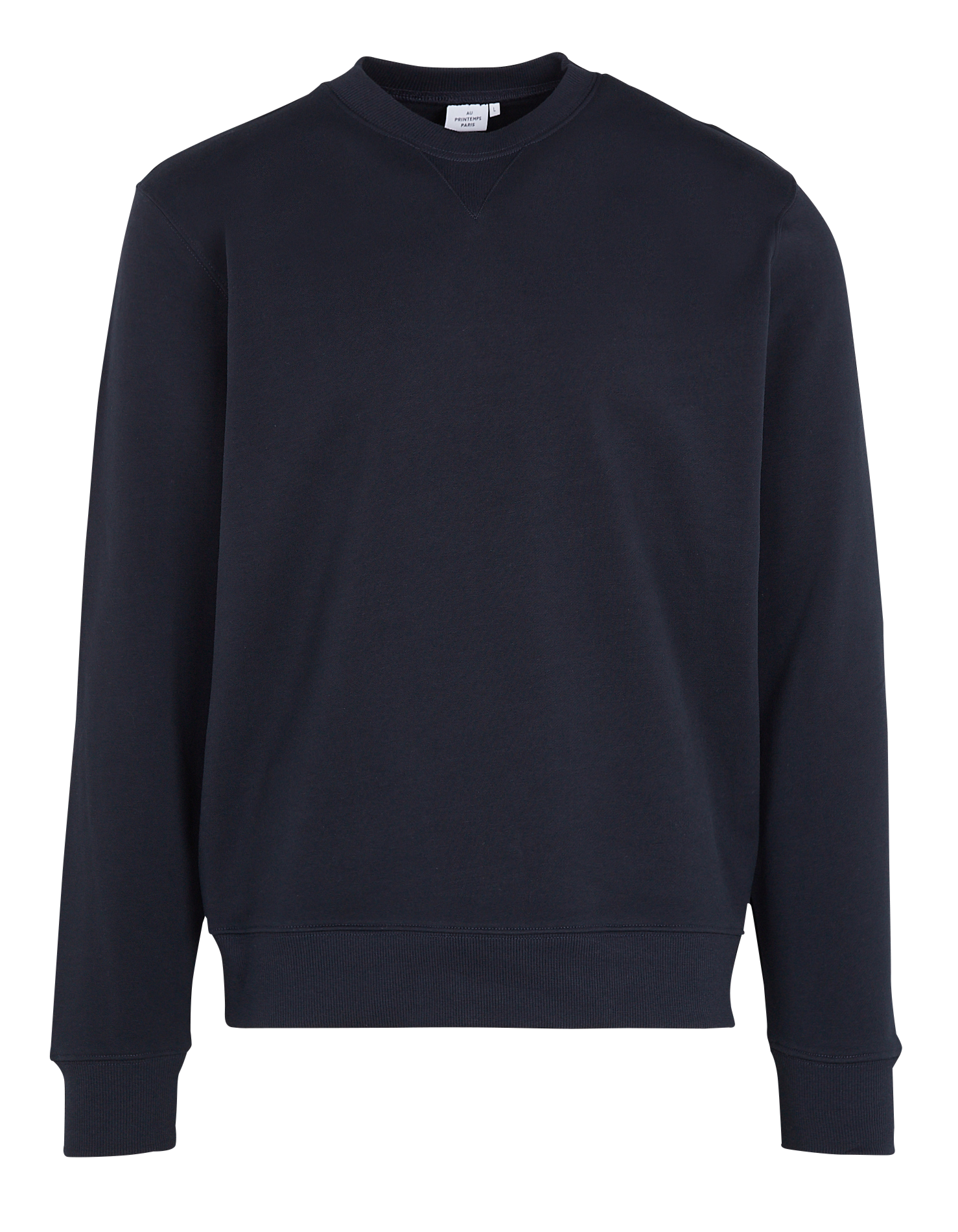 Organic cotton sweatshirt AU PRINTEMPS PARIS Blue