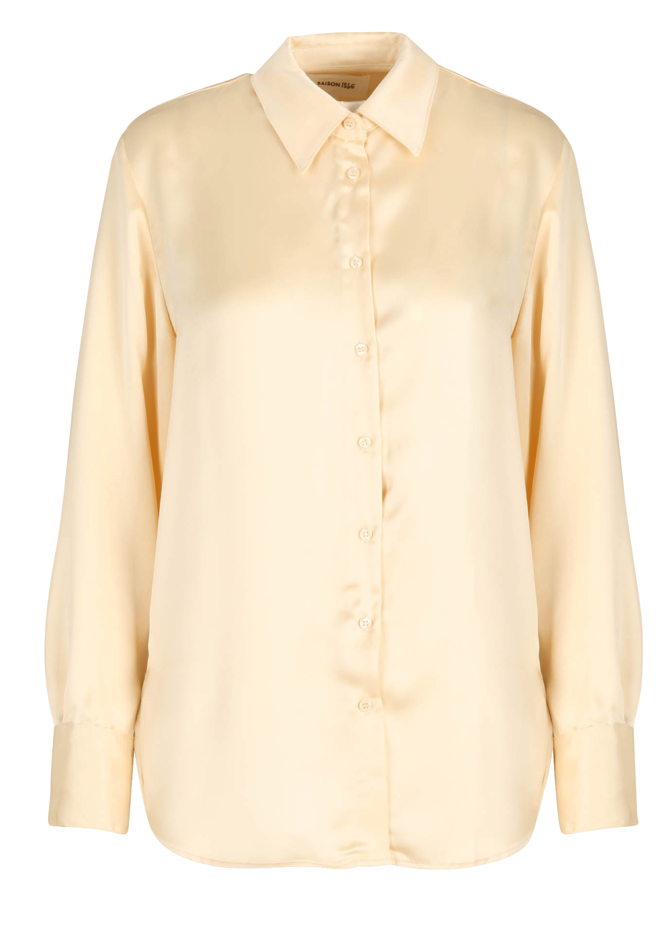 Chemise col classique satinée BeigeSAISON 1865