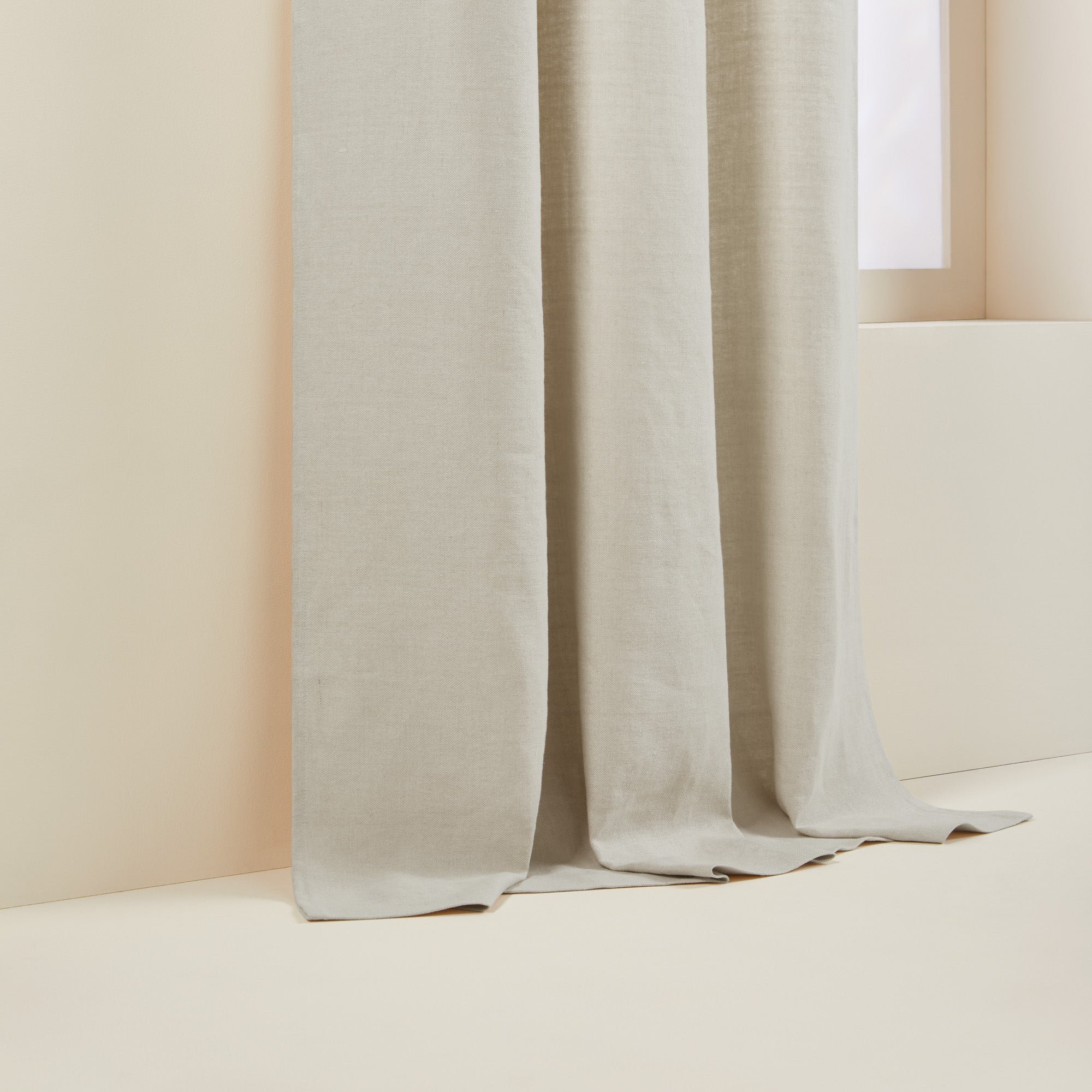 AUBIN - Linen curtain with eyelets MADURA Grey