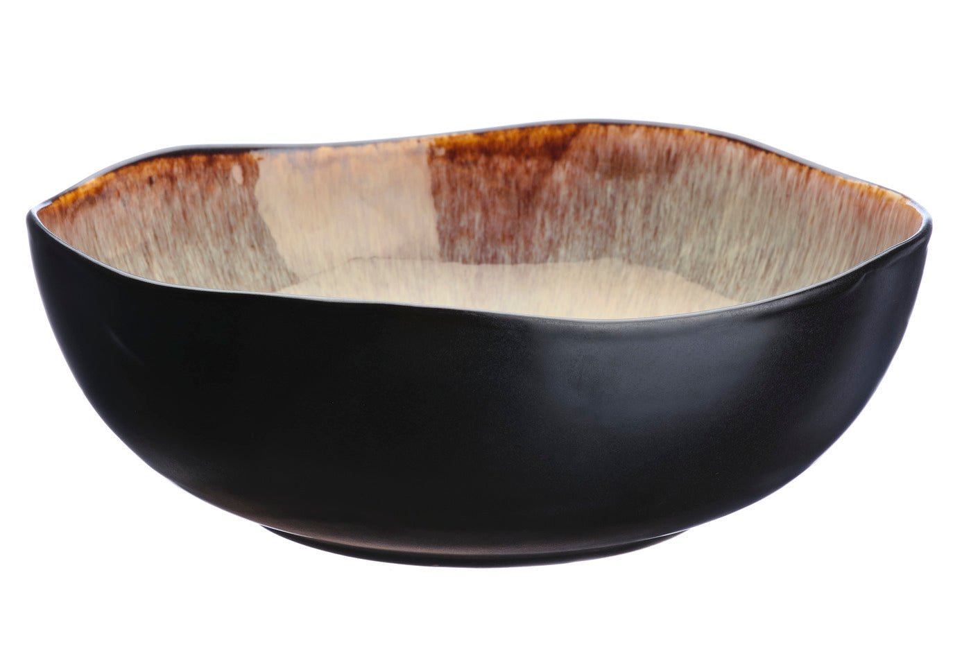 Iris salad bowl - 2 pieces BJORN Brown