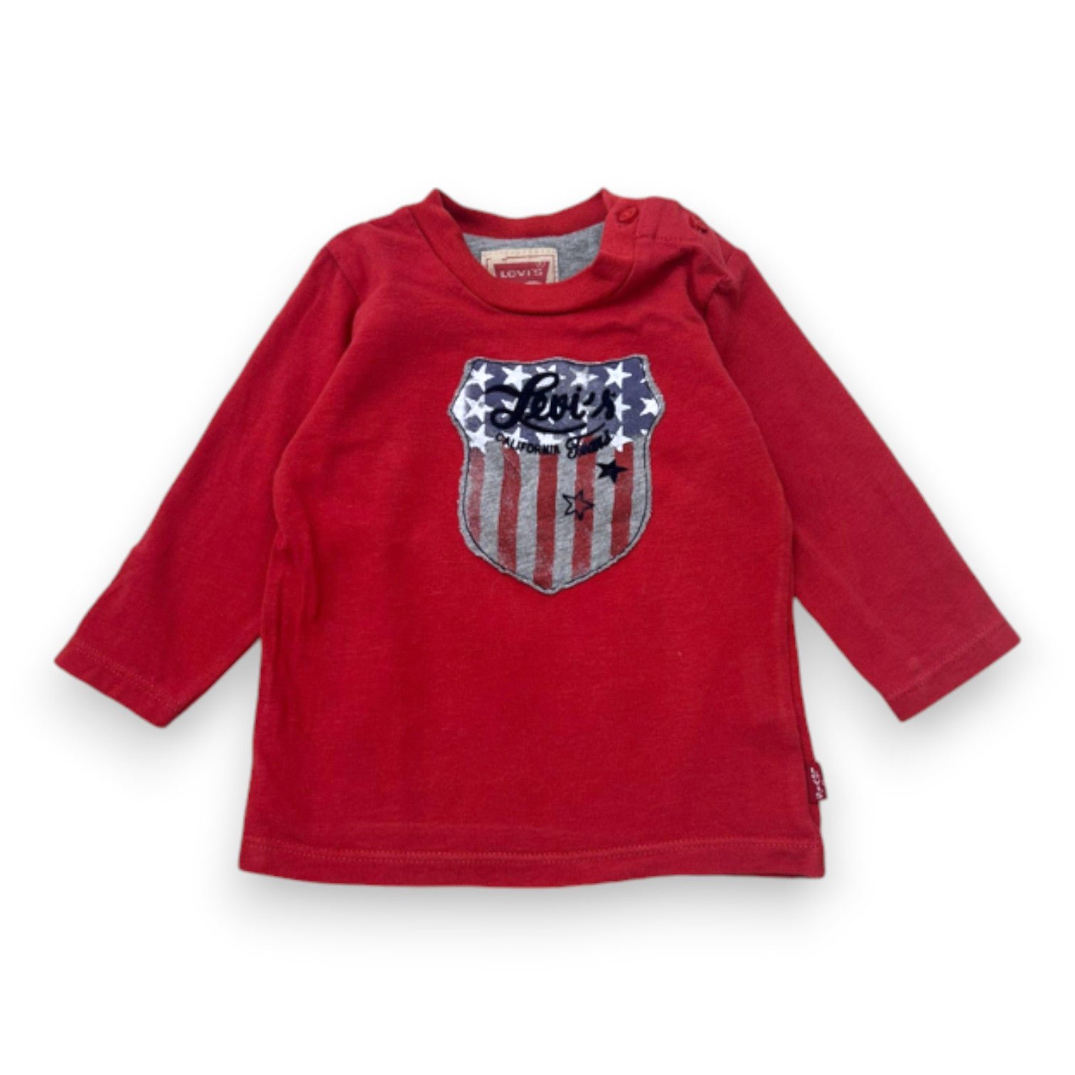Red Baby T-shirt - 6 months LEVI'S - Seconde main Red