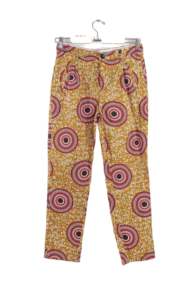Cotton pants CHLOE STORA - SECONDE MAIN Yellow