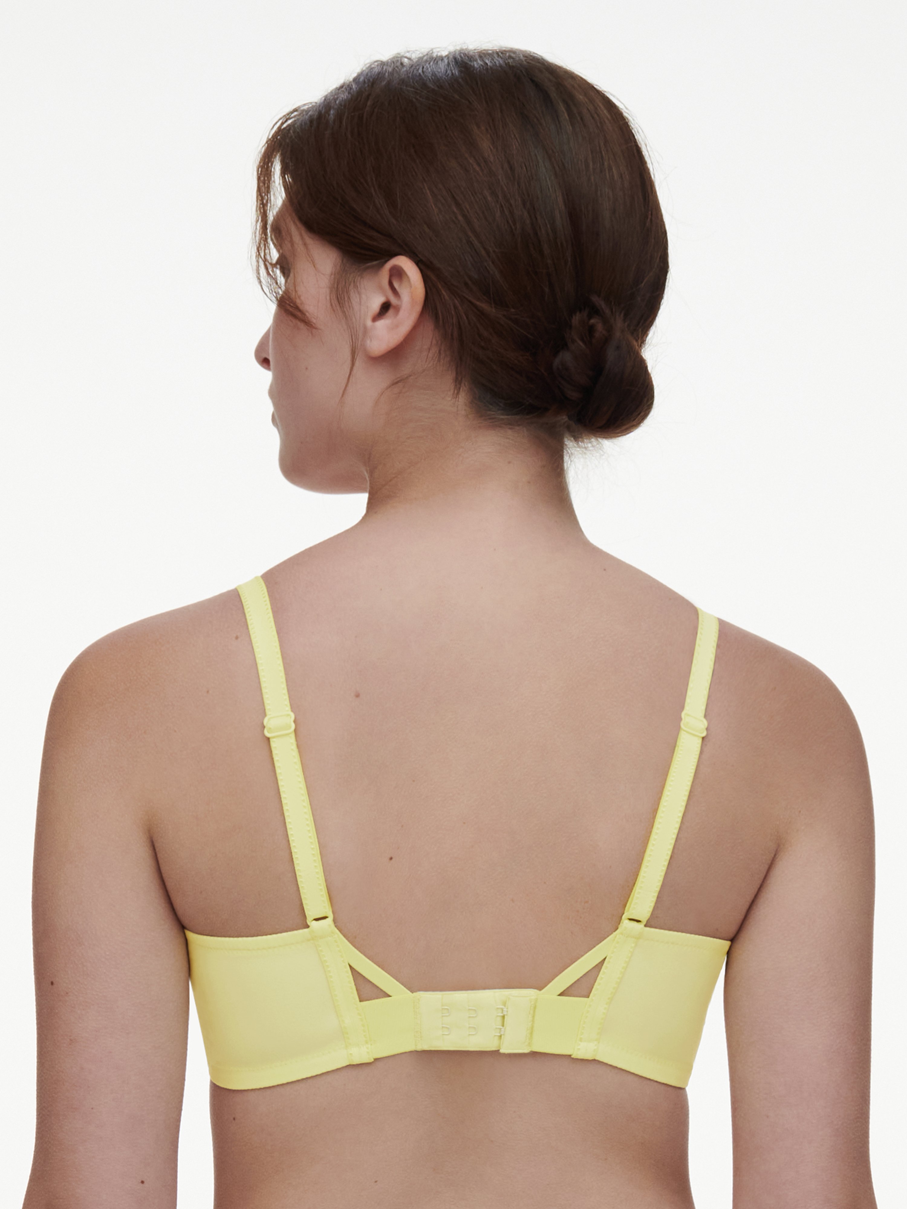 Non-wired support bra Yellow