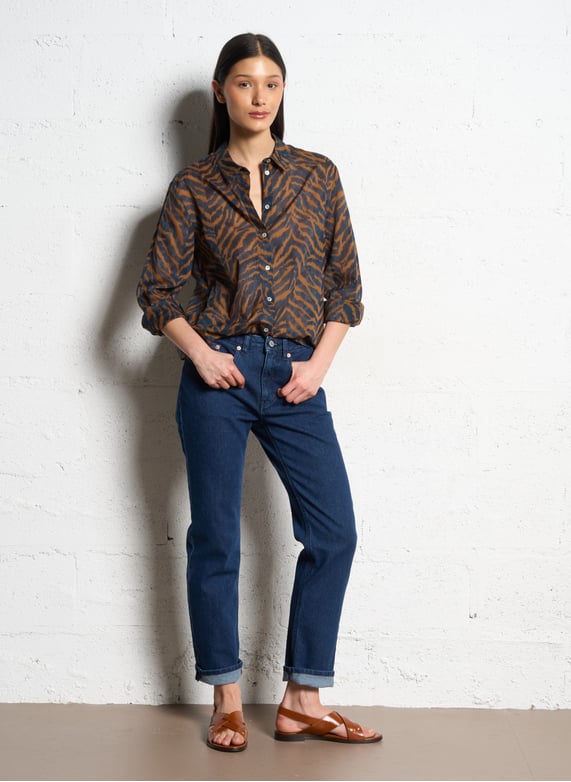 Jean droit en coton mélangé - Look 3