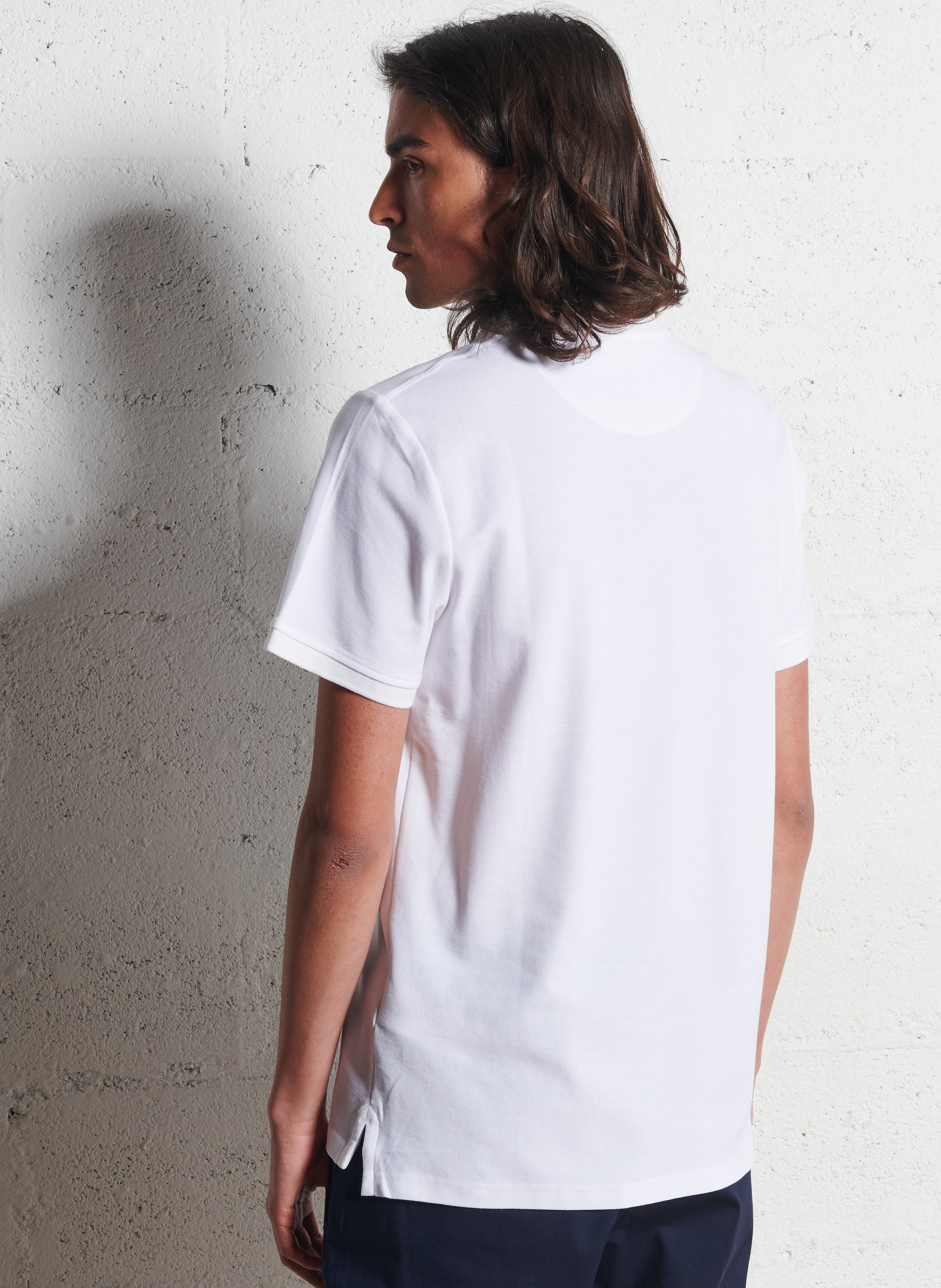 Polo regular-fit en coton CHEVIGNON Blanc