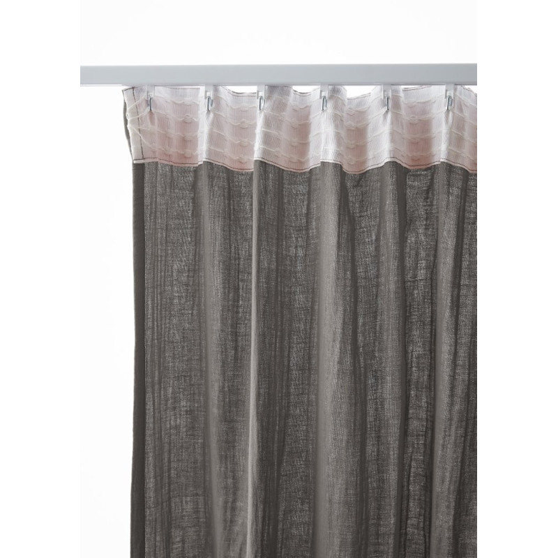 Blackout and Thermal Curtains L'EFFET PAPILLON Grey