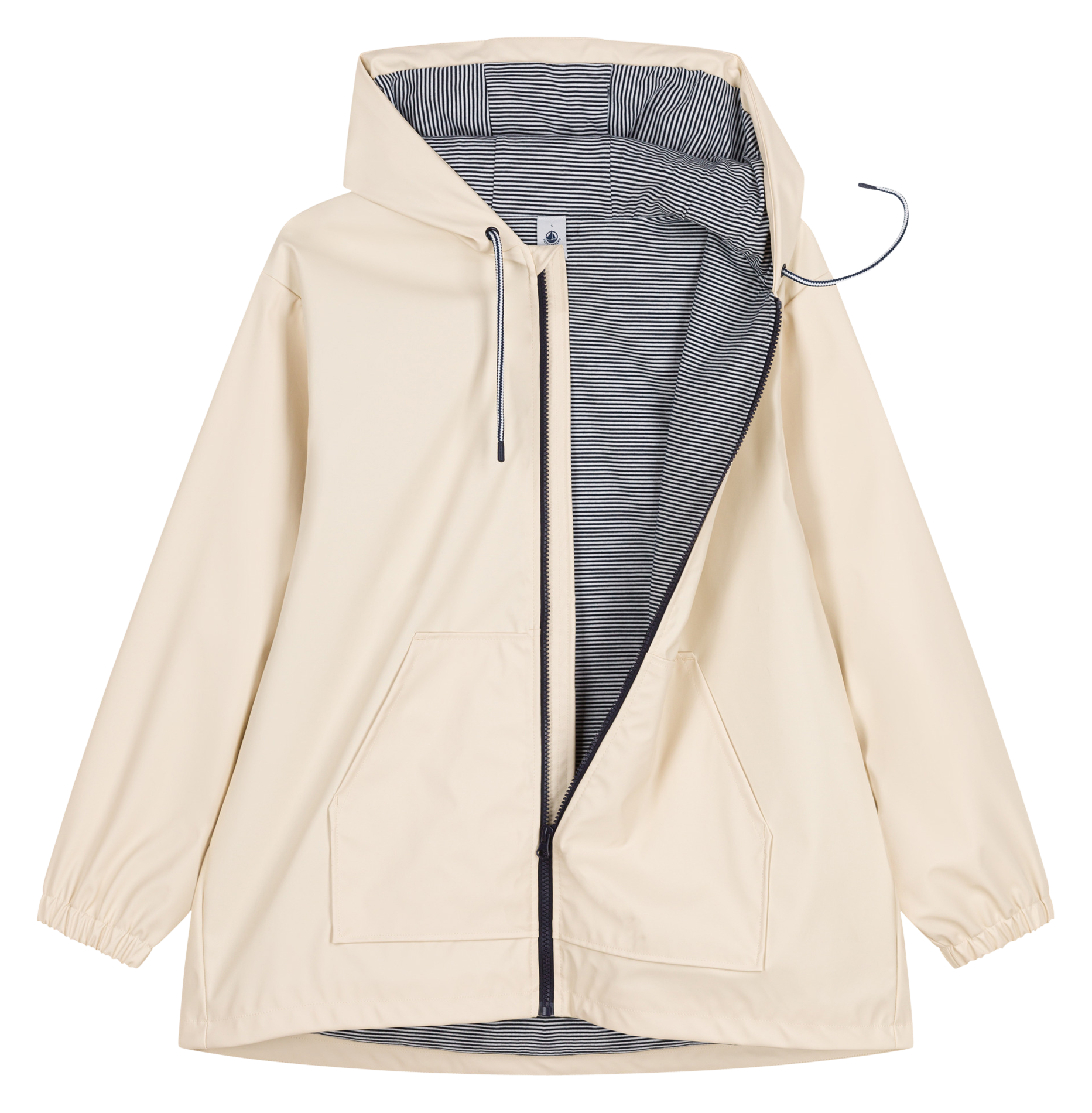 Blouson jacket with hood PETIT BATEAU Beige