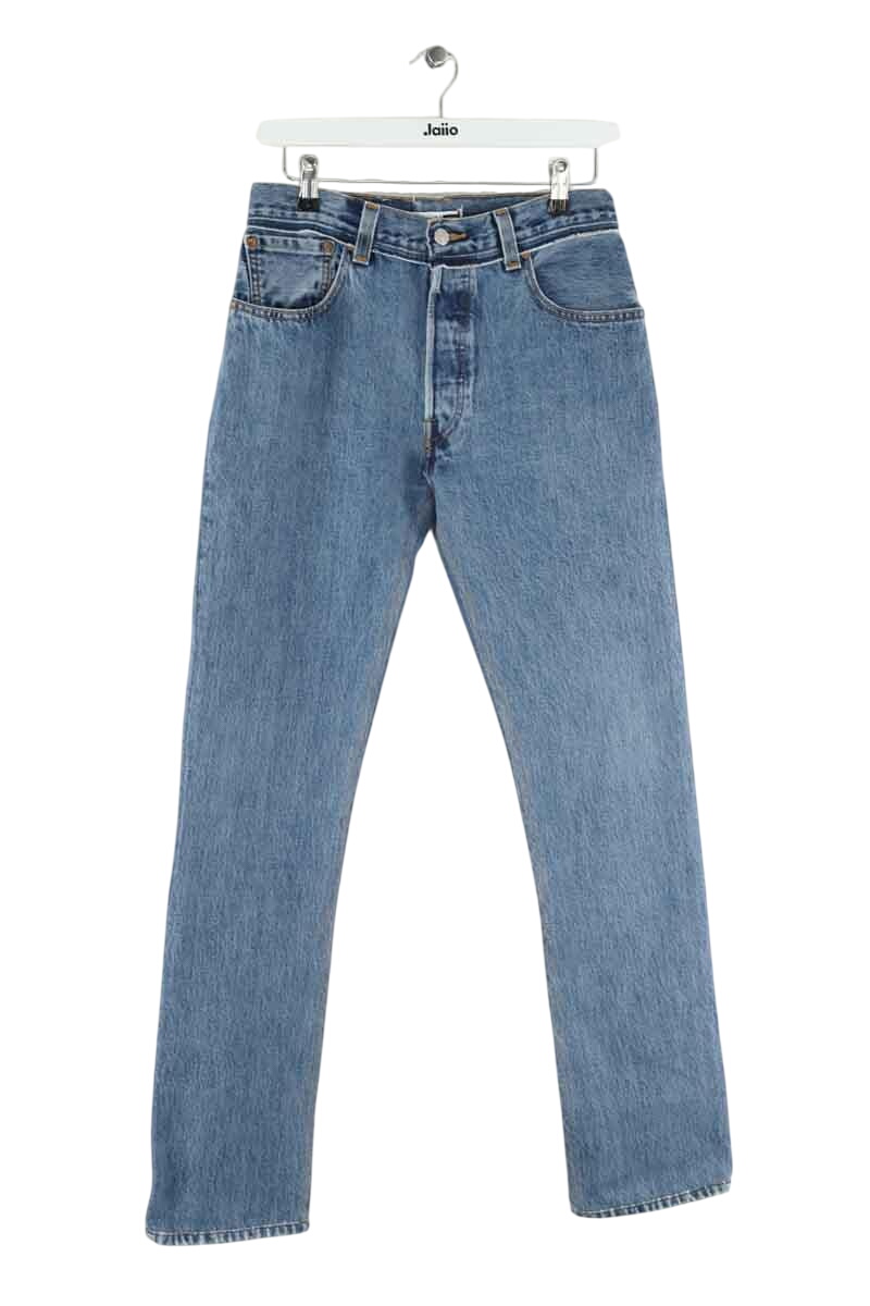 Cotton skinny jeans LEVI'S - Seconde main Blue