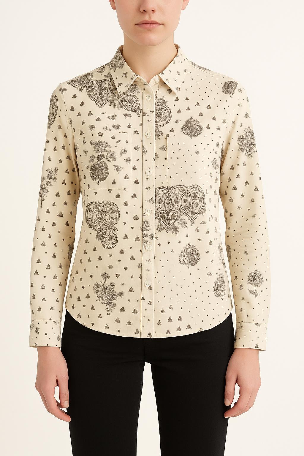 Chemise COMPTOIR DES COTONNIERS - Seconde main Blanc