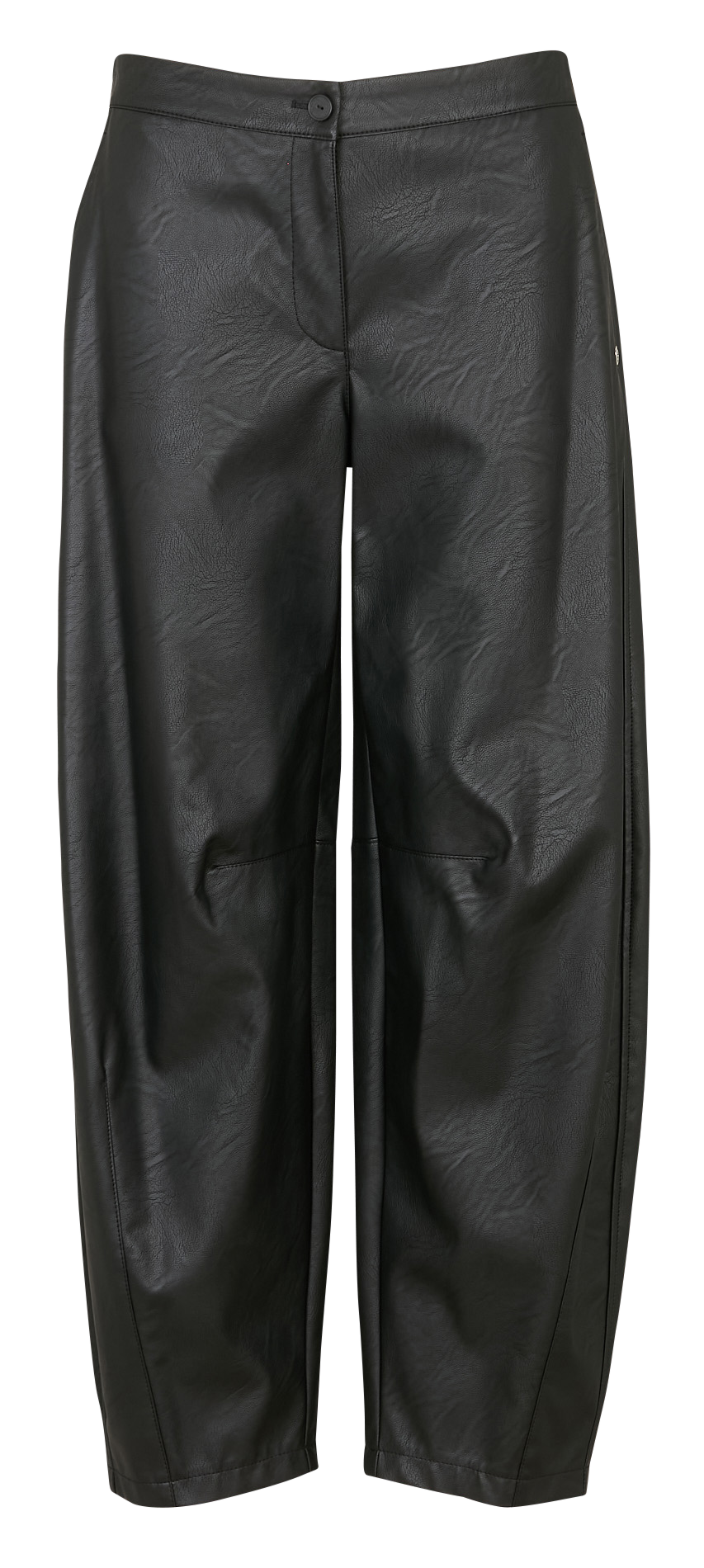 Pantalon ballon simili cuir PLEASE Noir