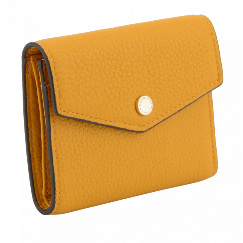 Porte-monnaie - cuir de veau POURCHET Rouge