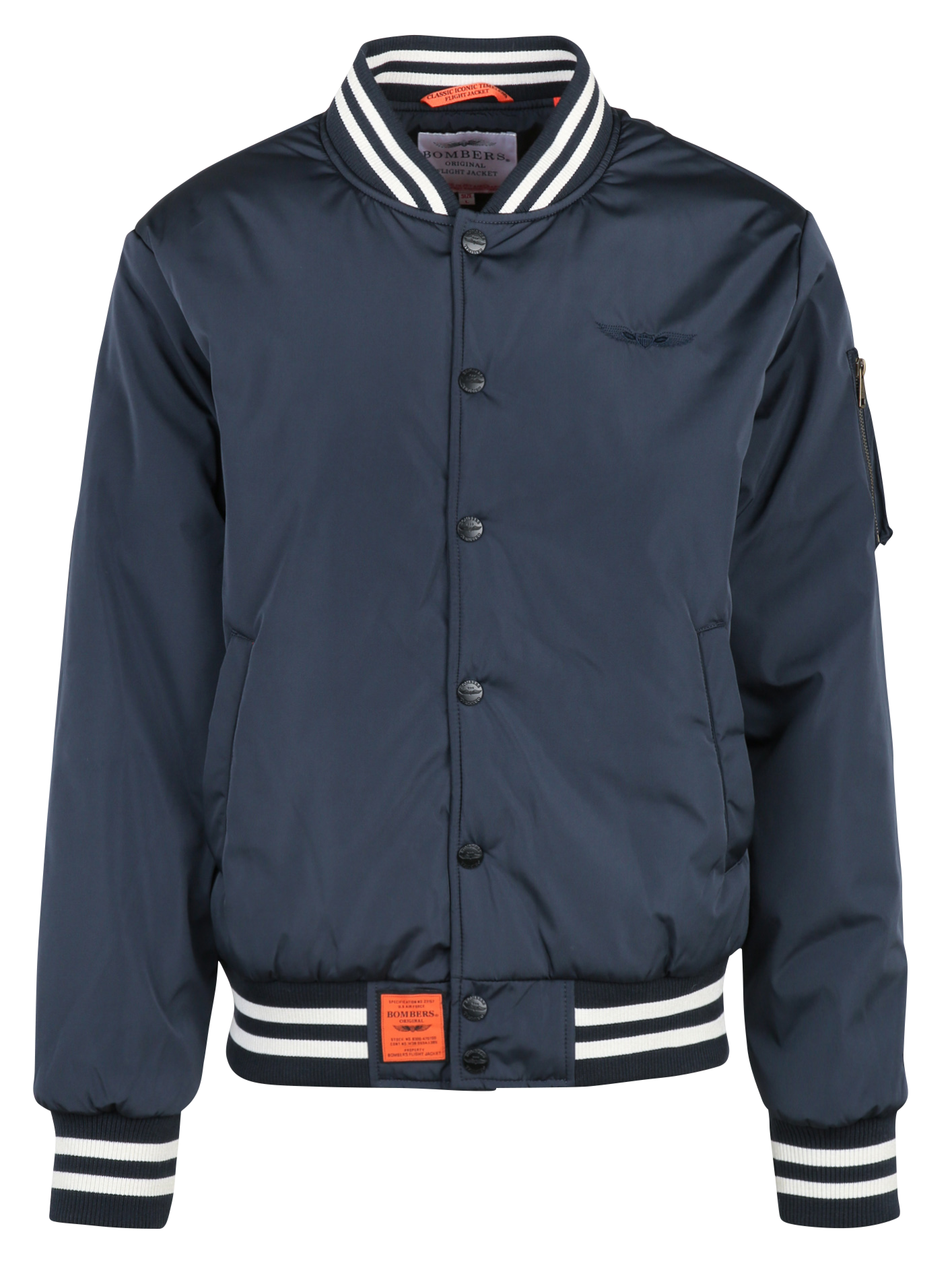 Bombers col rond BOMBERS ORIGINAL Bleu