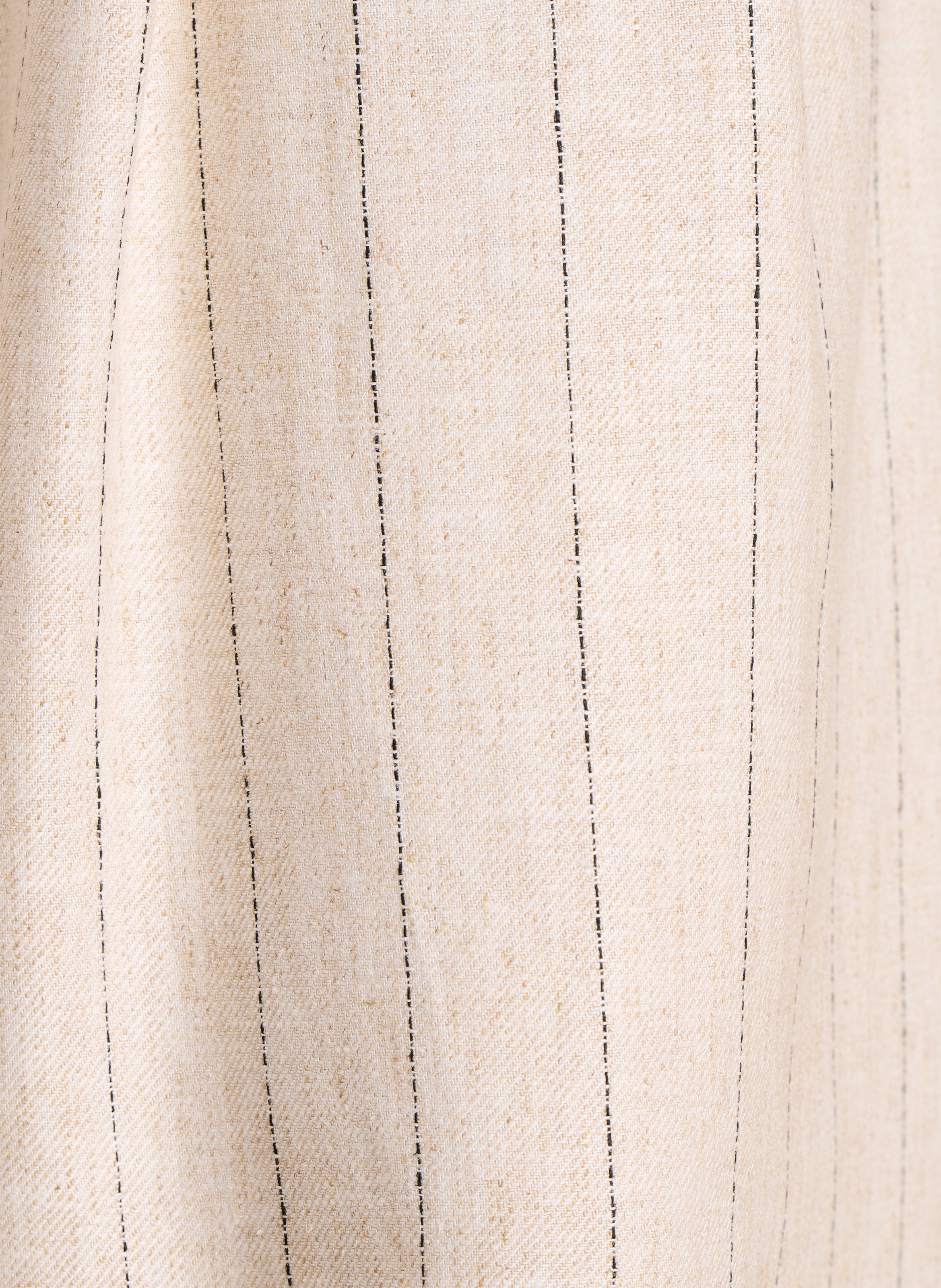 Striped wide-leg pants LA FEE MARABOUTEE Beige