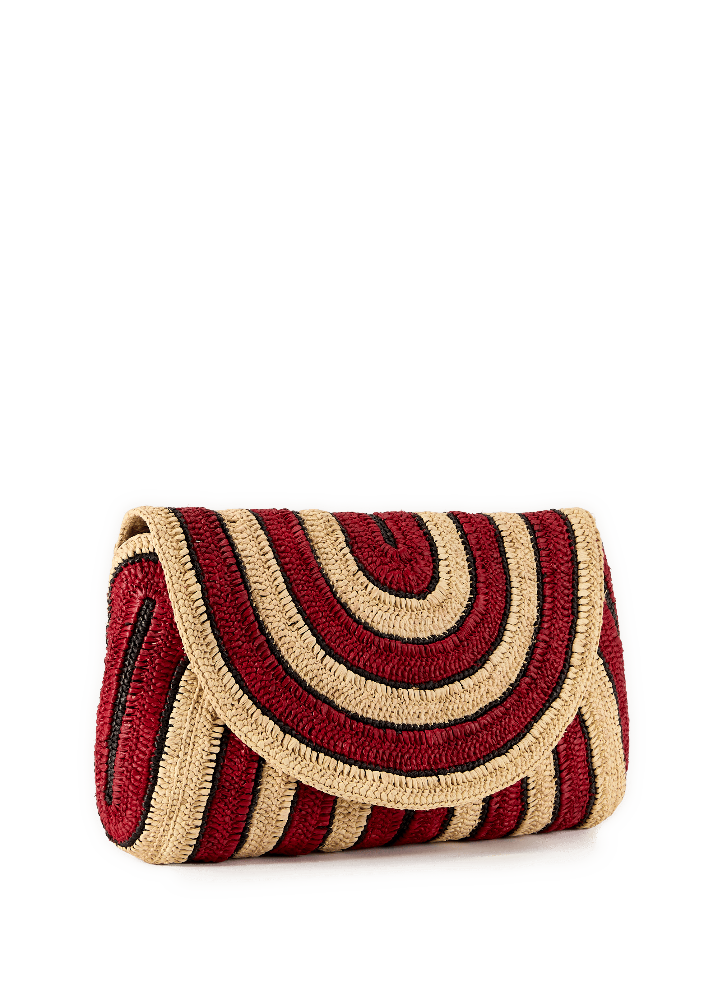 Clutch aus Bast SAISON 1865 Mehrfarbig