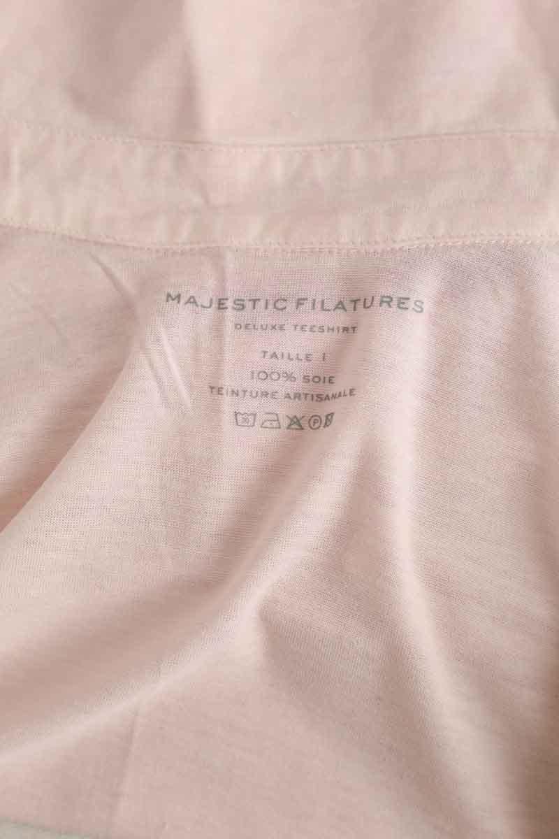 Wrap over top MAJESTIC FILATURES - SECONDE MAIN Pink