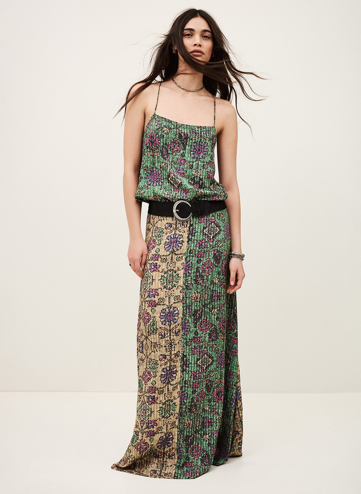 Top col droit imprimé BA&SH