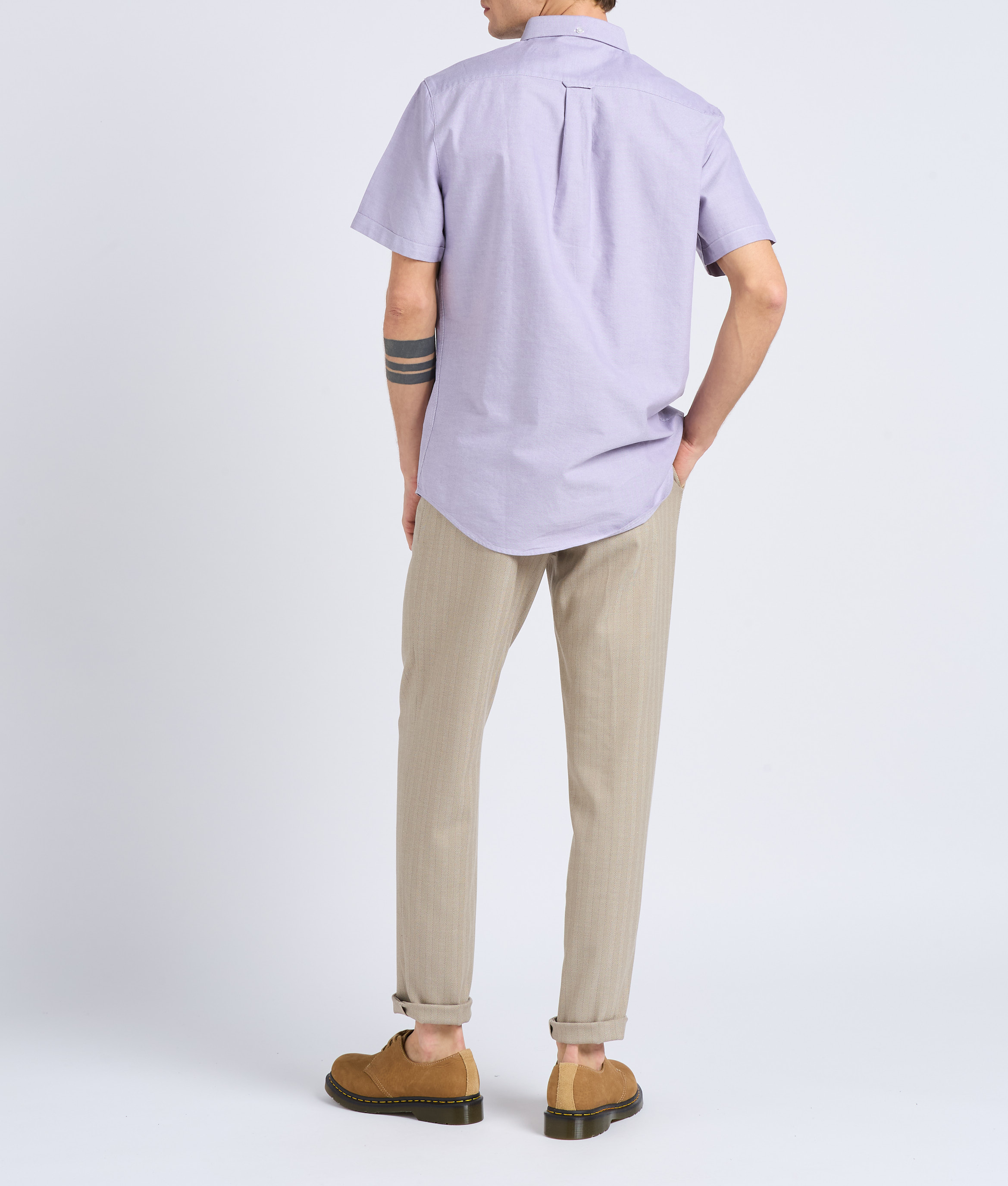 Fitted short-sleeved shirt FARAH Purple
