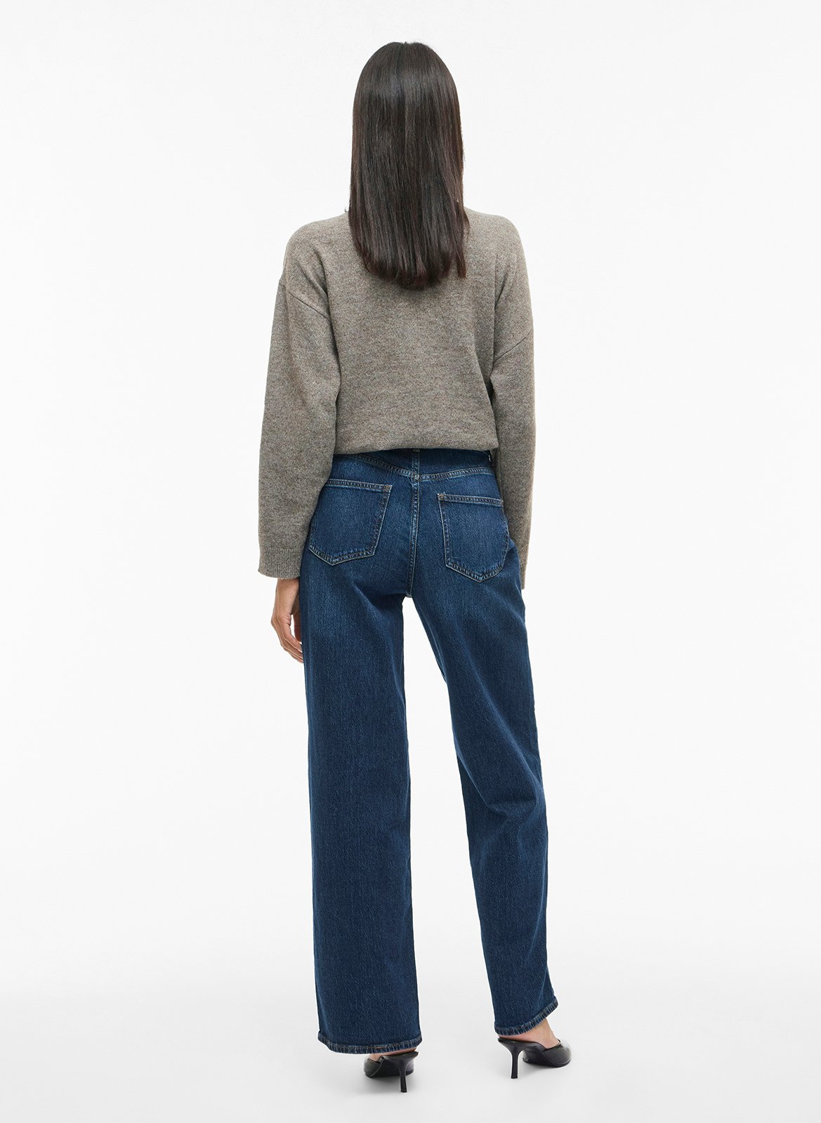 Wide-leg jeans VILA Blue