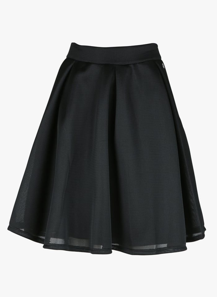 Black skater skirt 3d best sale