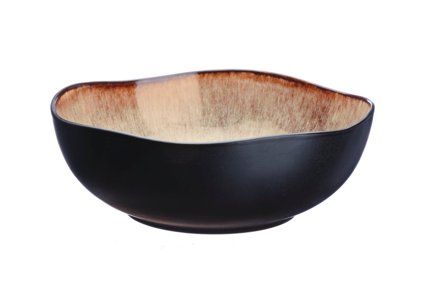 Iris salad bowl - 2 pieces BJORN Brown