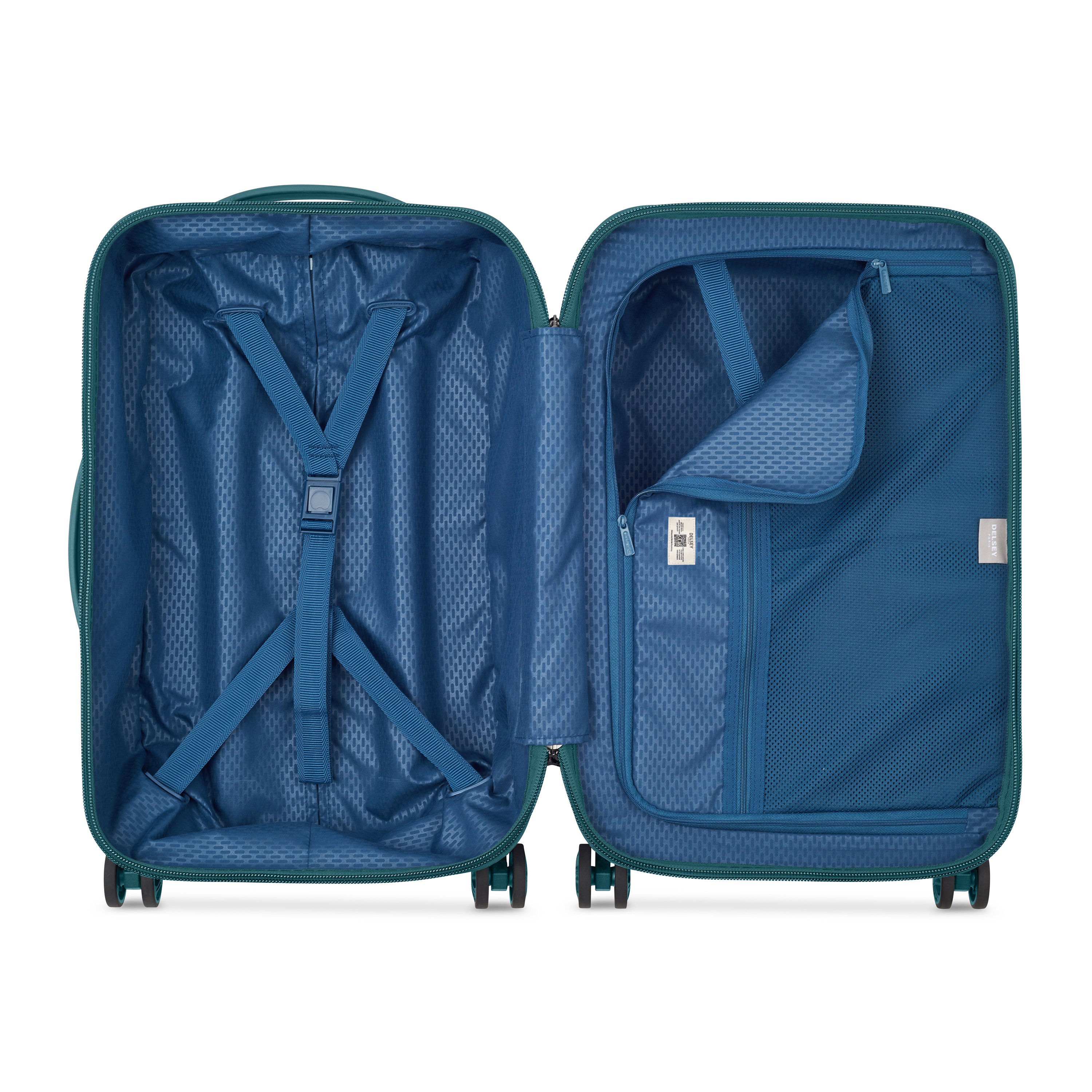 Rigid cabin suitcase DELSEY PARIS Blue