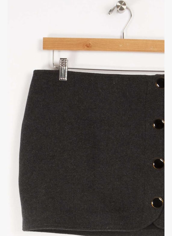 Jupe Gris Sezane Seconde Main Femme PARAD7203 Place des Tendances