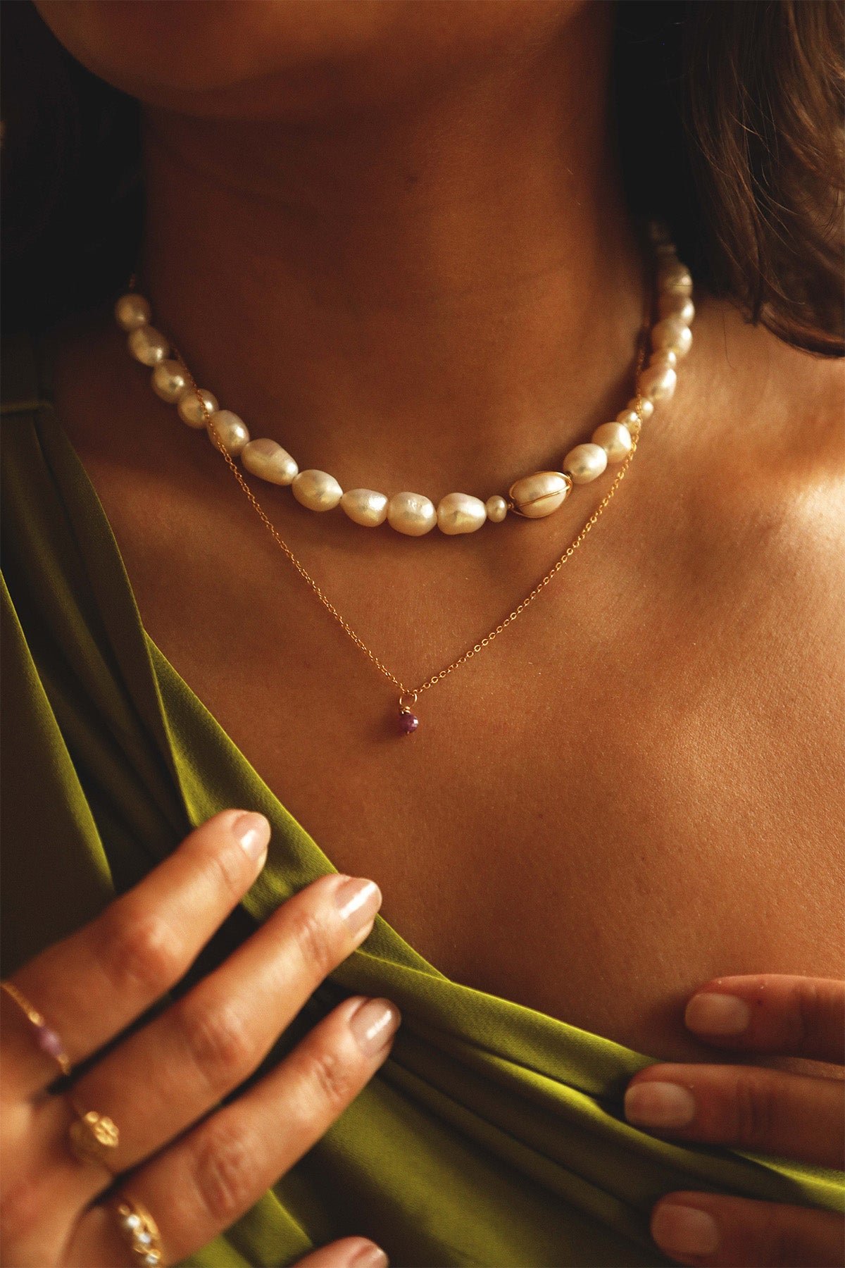 Single fine chain YAY Golden