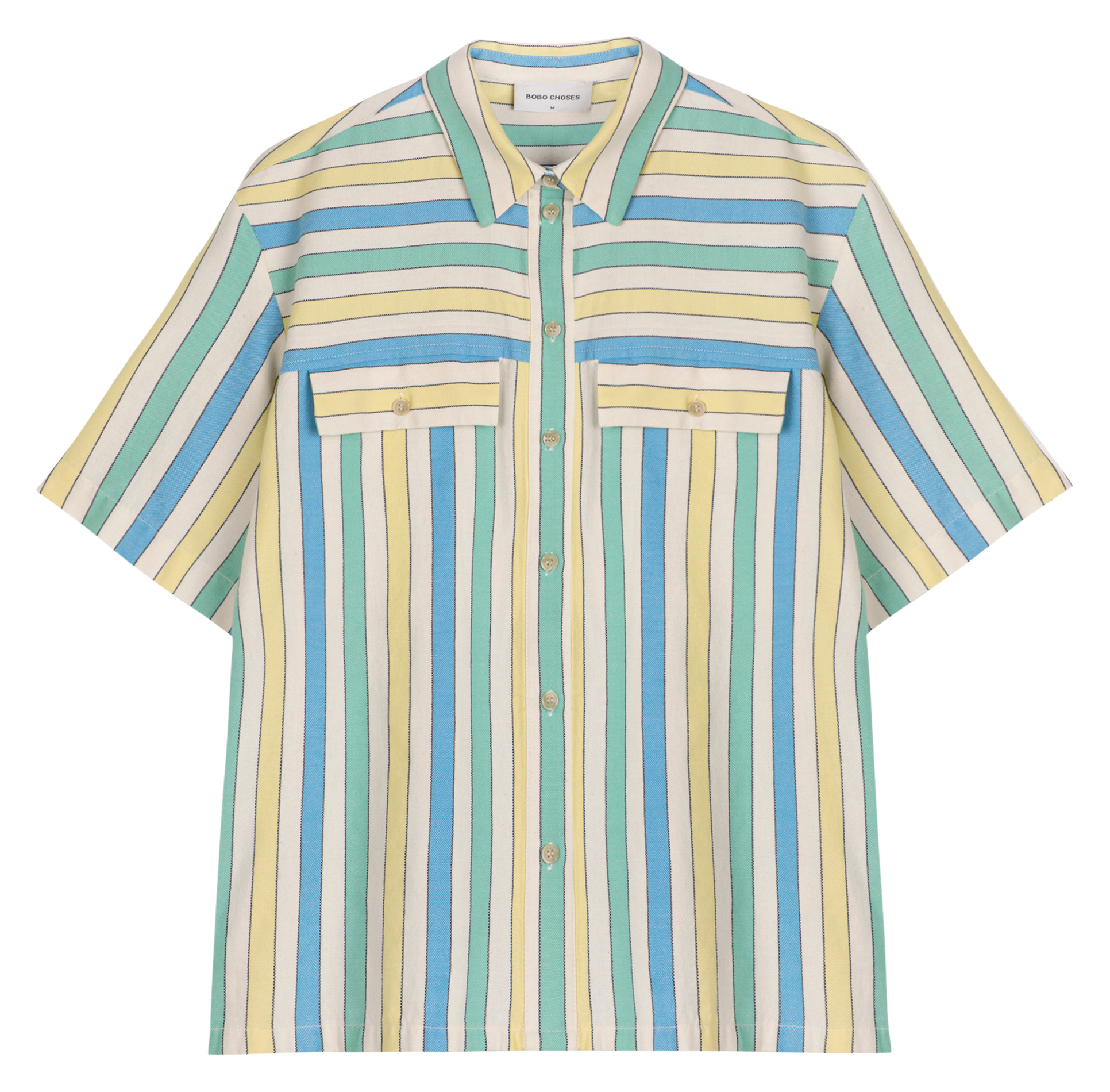 Katoenen blouse met klassieke kraag BOBO CHOSES Veelkleurig