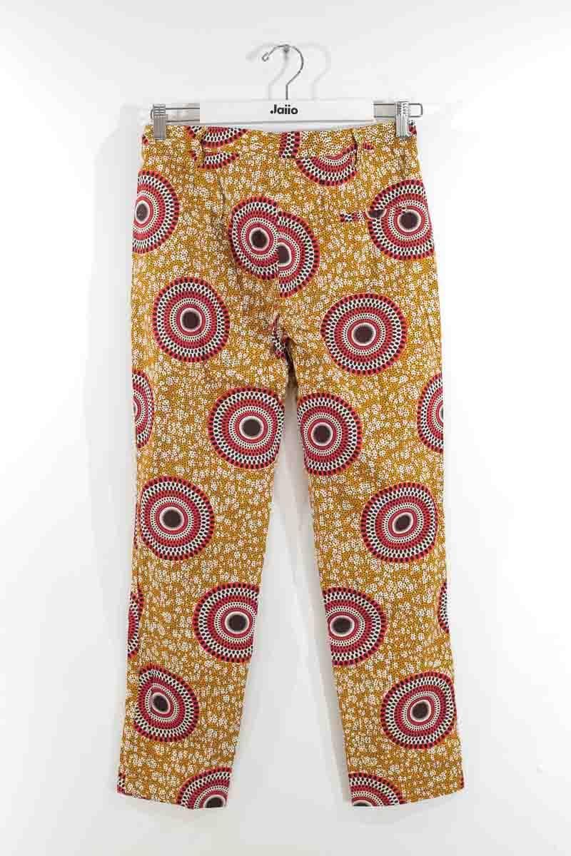 Cotton pants CHLOE STORA - SECONDE MAIN Yellow