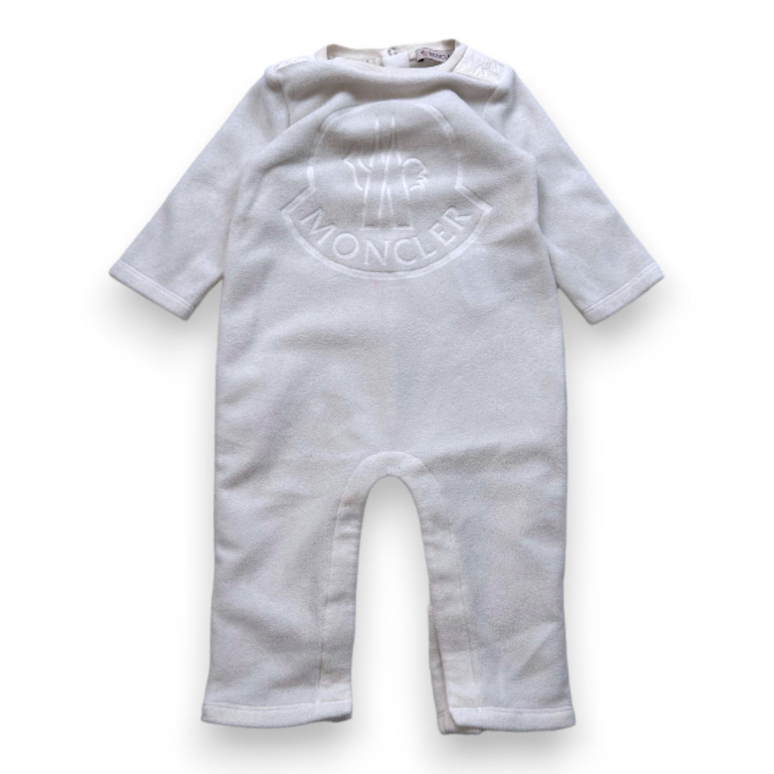 White baby jumpsuit - 6 months MONCLER - Seconde Main White