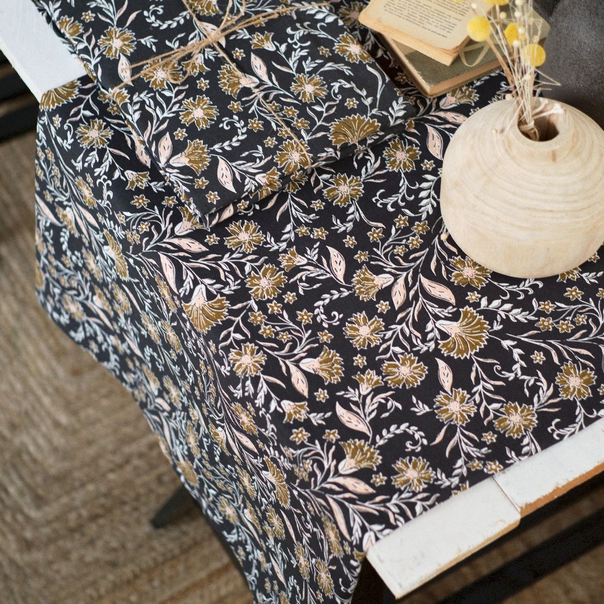 Cotton table cloth TODAY LINGE DE MAISON Grey