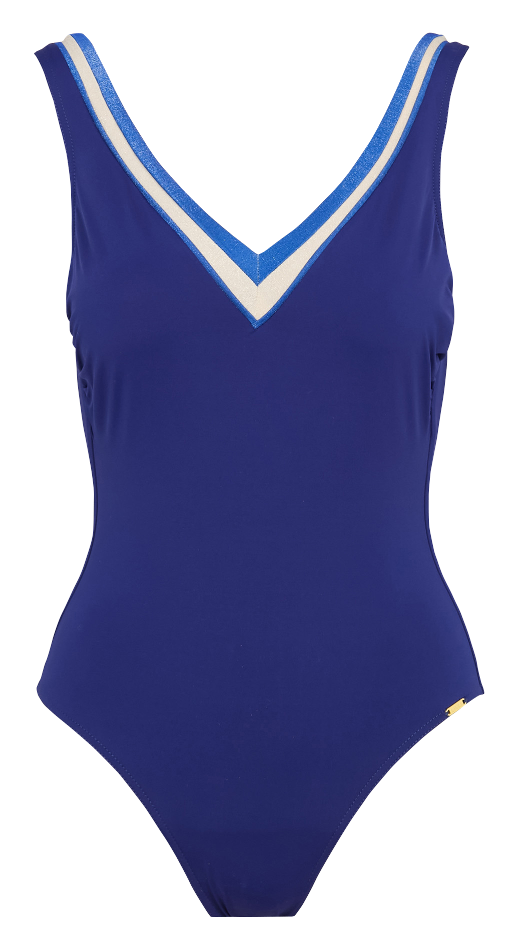 Maillot de bain 1 pièce dos échancré LIVIA Bleu