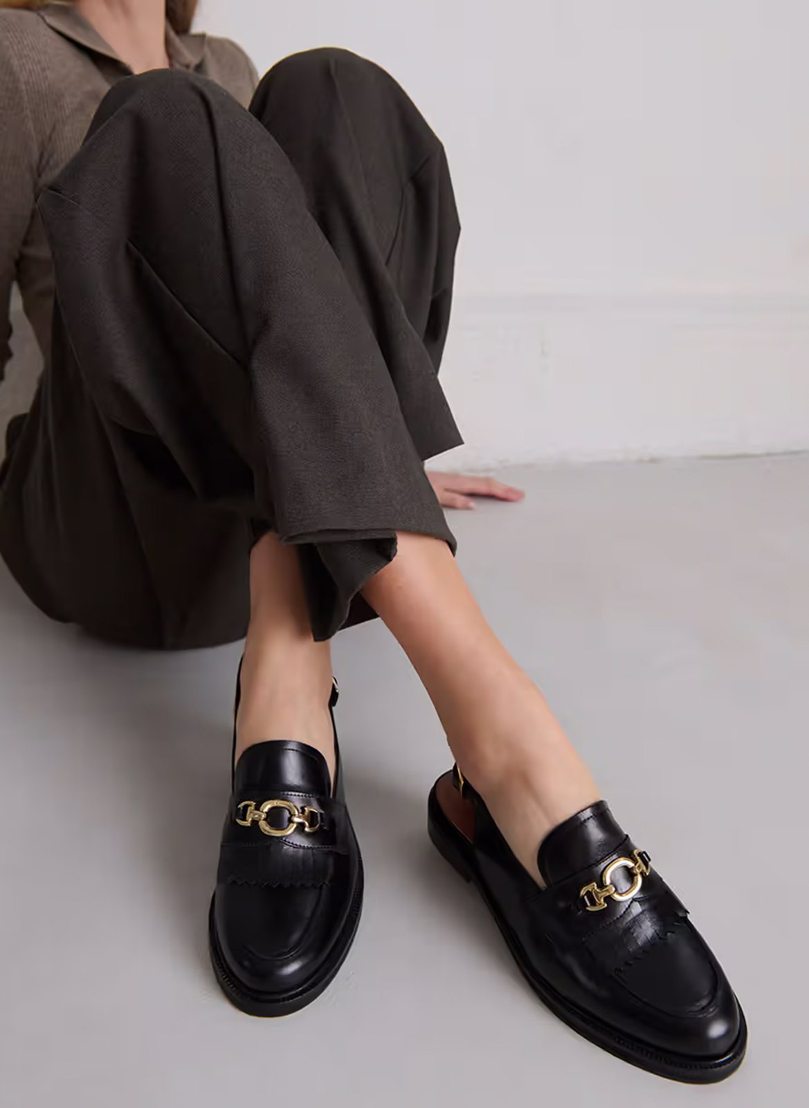 Ledermokassins JONAK Schwarz