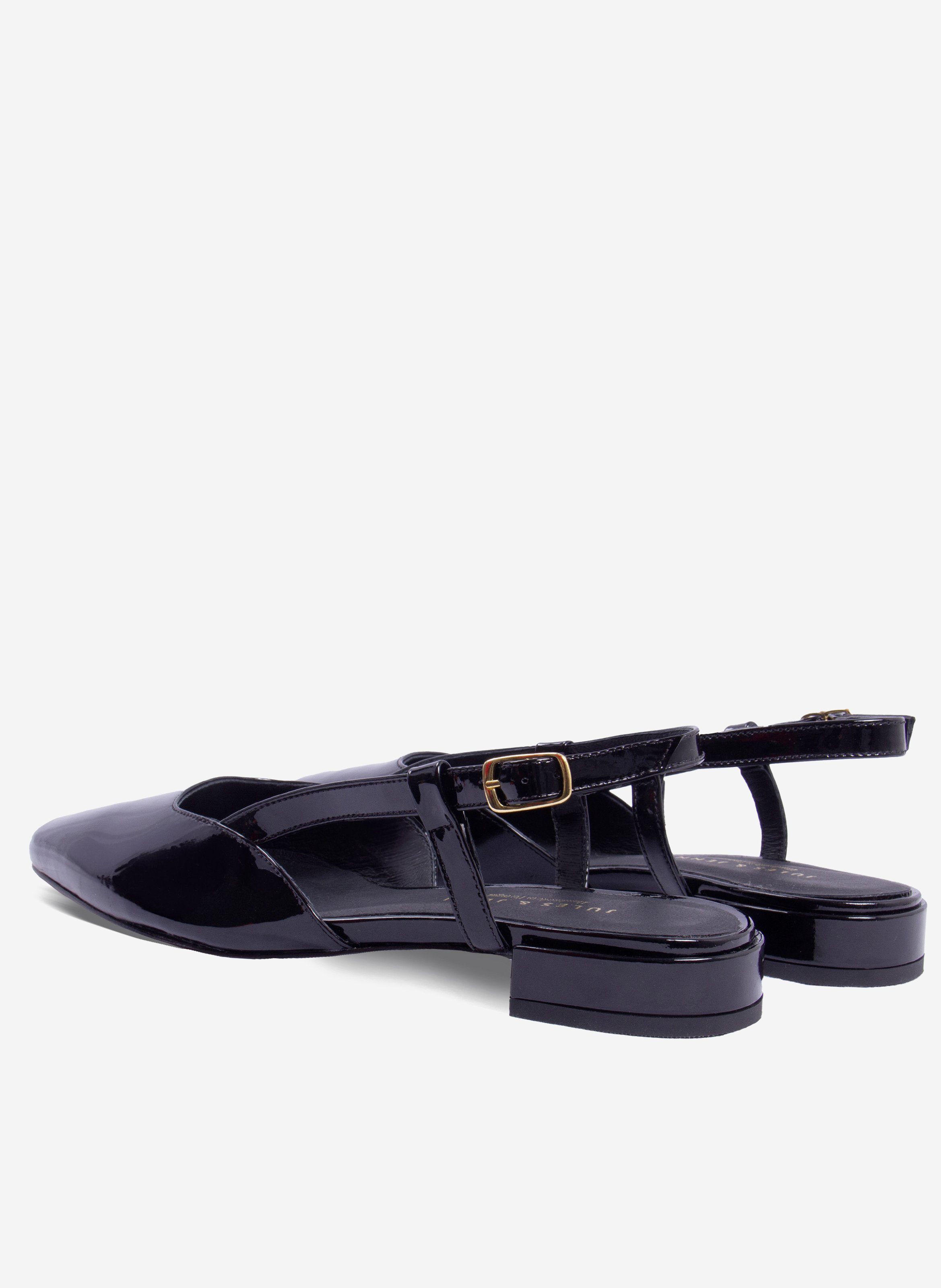 Slingback Elise patent leather JULES & JENN Black