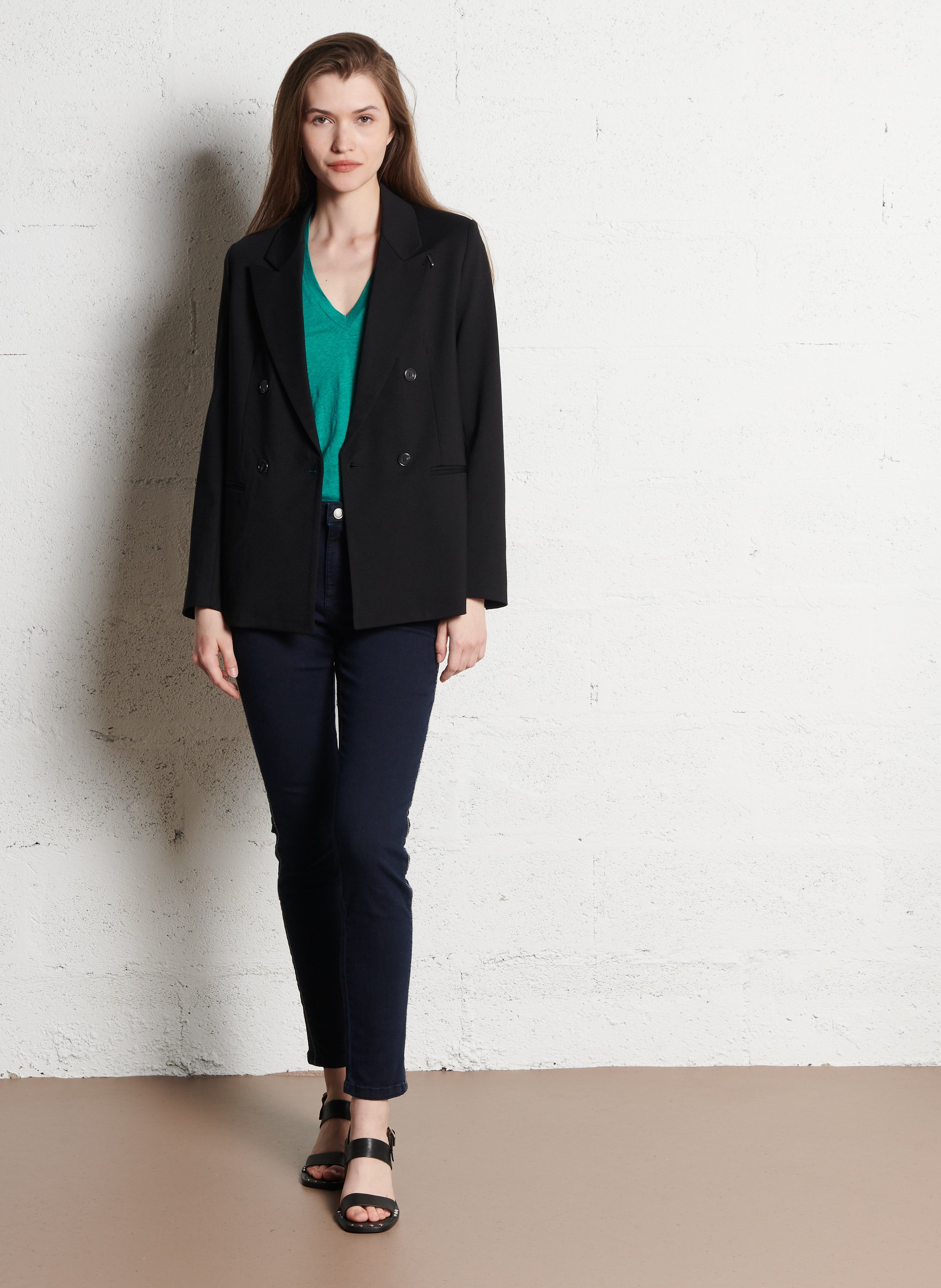 Gerade geschnittener Blazer IKKS Schwarz