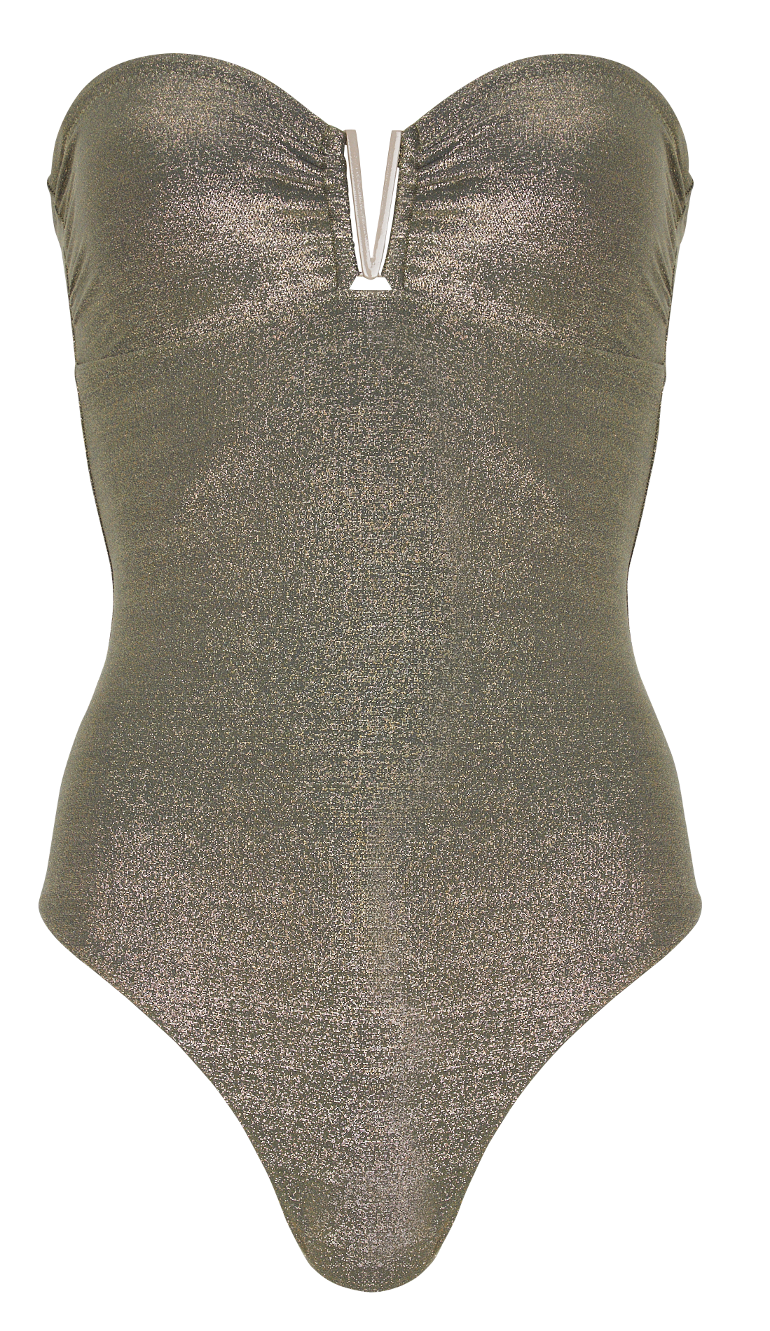 Badpak met iriserend effect BELIZA Groen