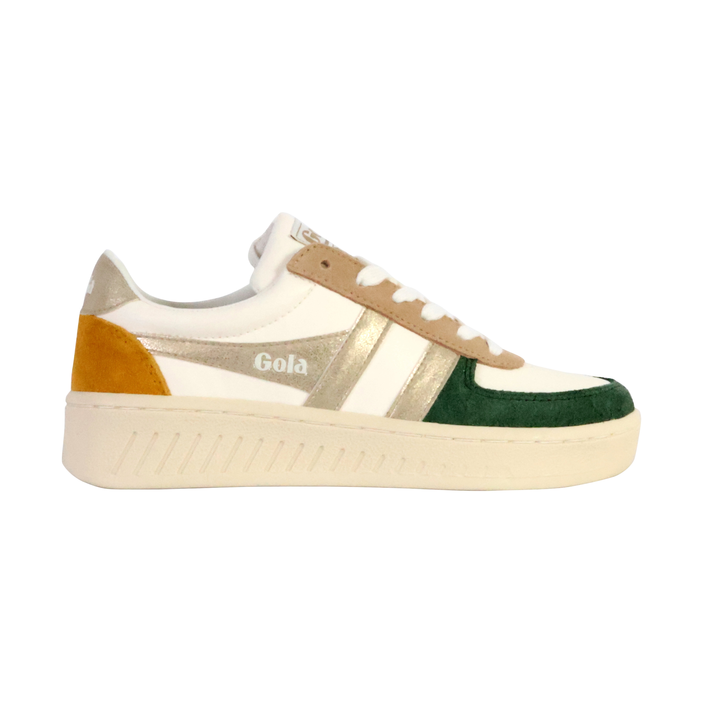 Leather sneakers grandslam quadrant GOLA White