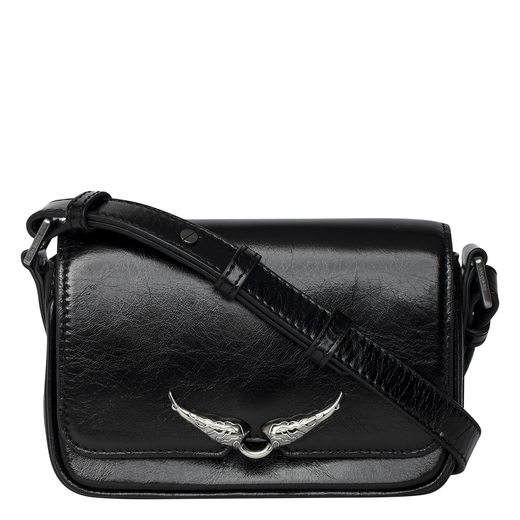 Leren clutch ZADIG&VOLTAIRE Zwart